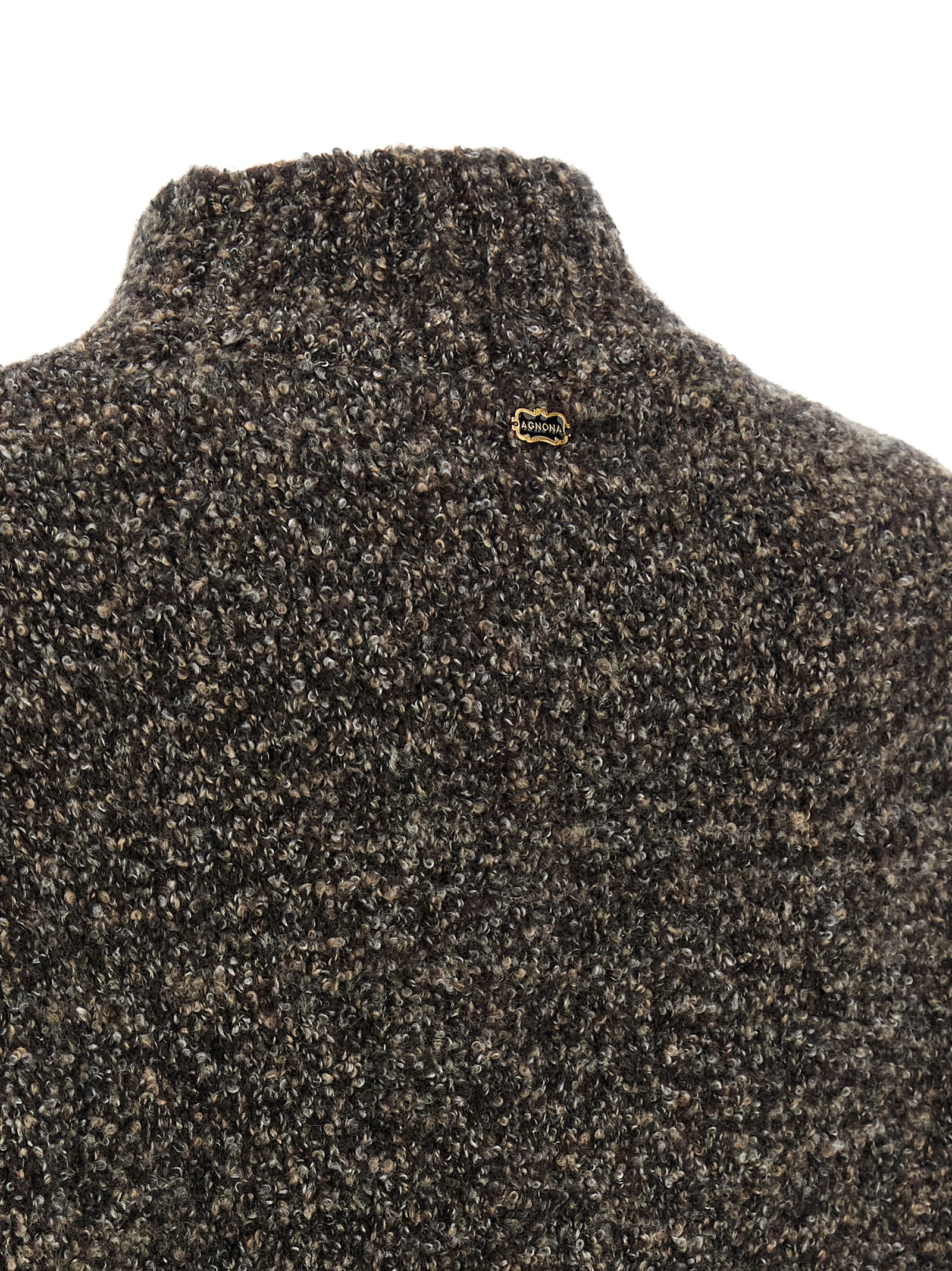 Agnona Mqaglia High Neck Bouclé