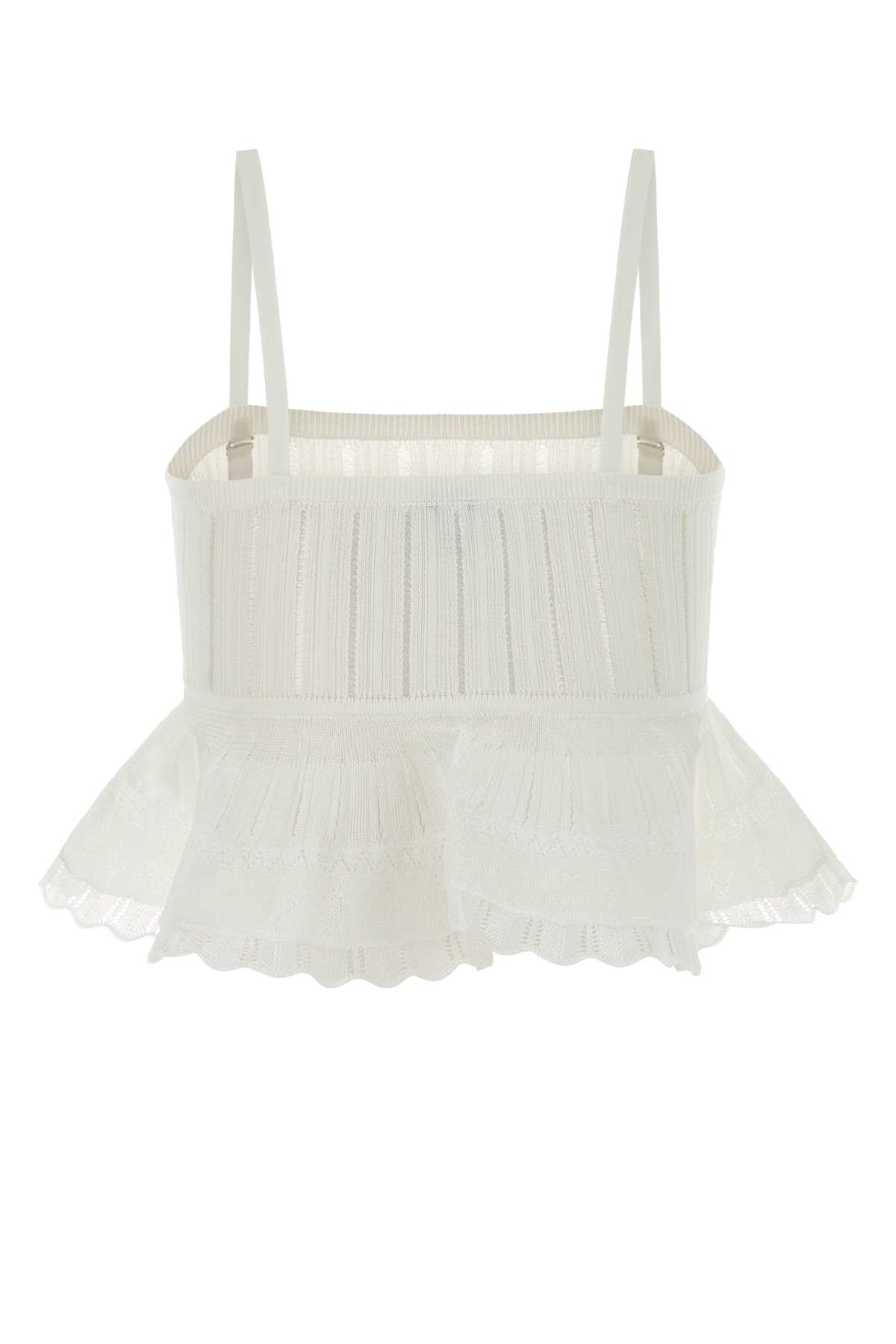 Alaïa Alaia Crinoline Top Shiny Crinoline Knit