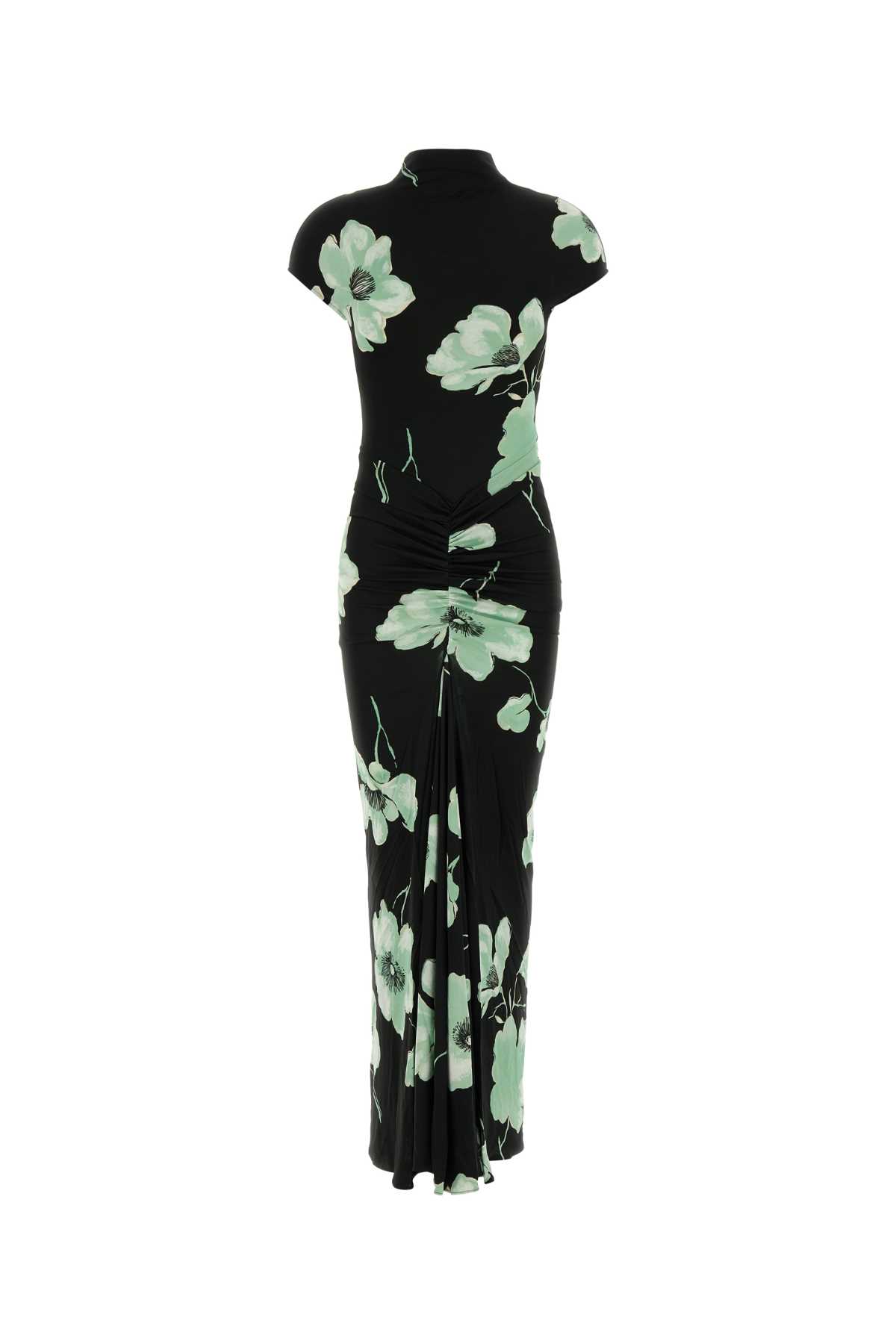 Alaïa Alaia Draped Dress Jersey Print