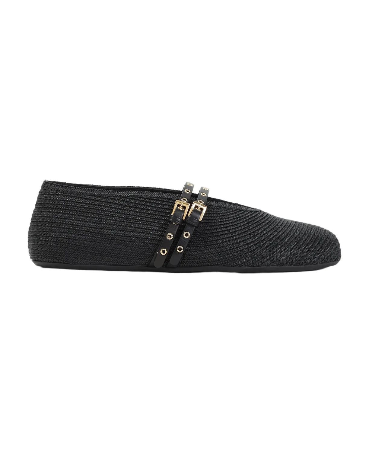 Alaïa Alaia Alaïa Paper Straw Ballerinas
