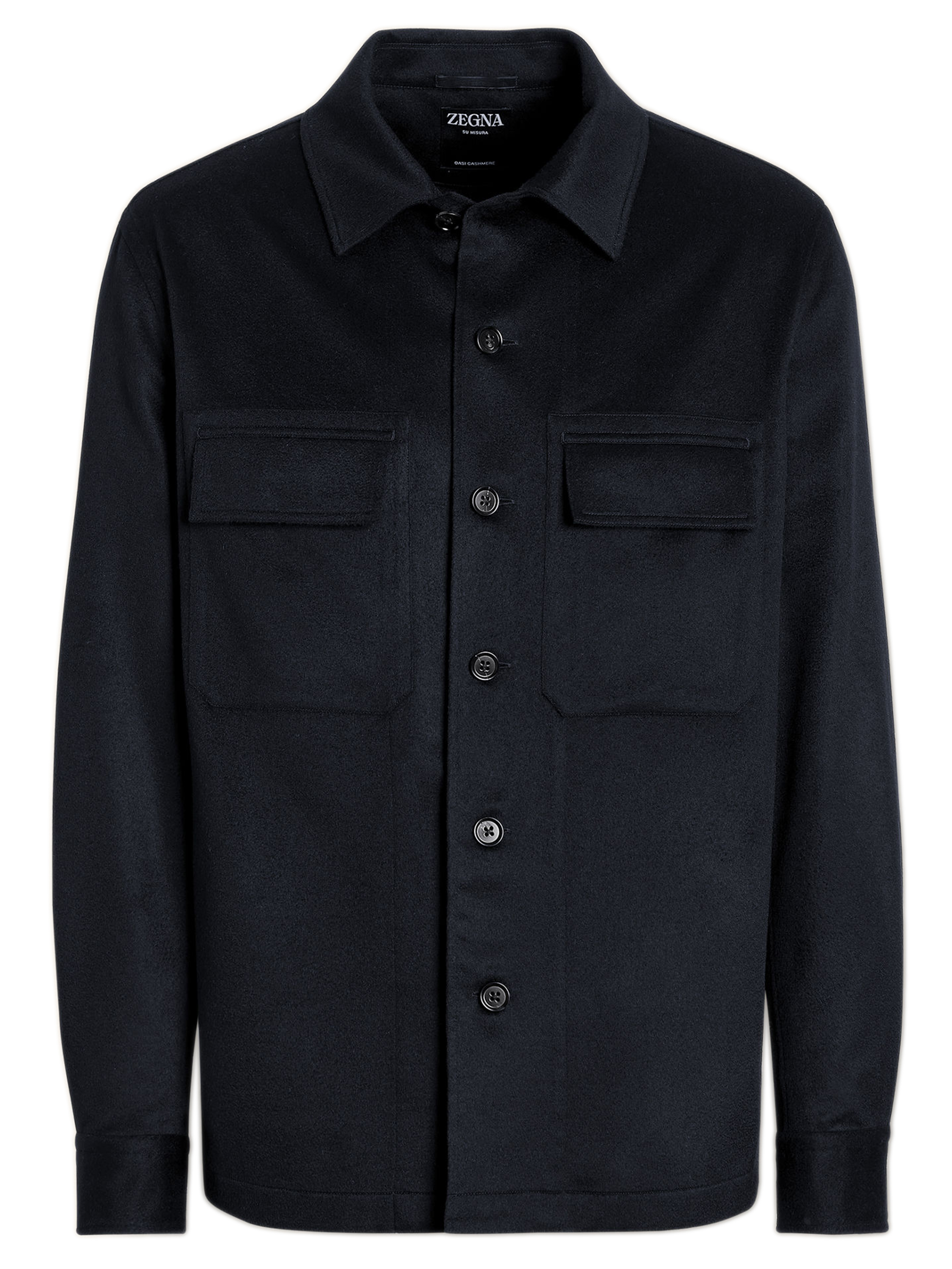 Zegna Alba Overshirt In Oasi Cashmere