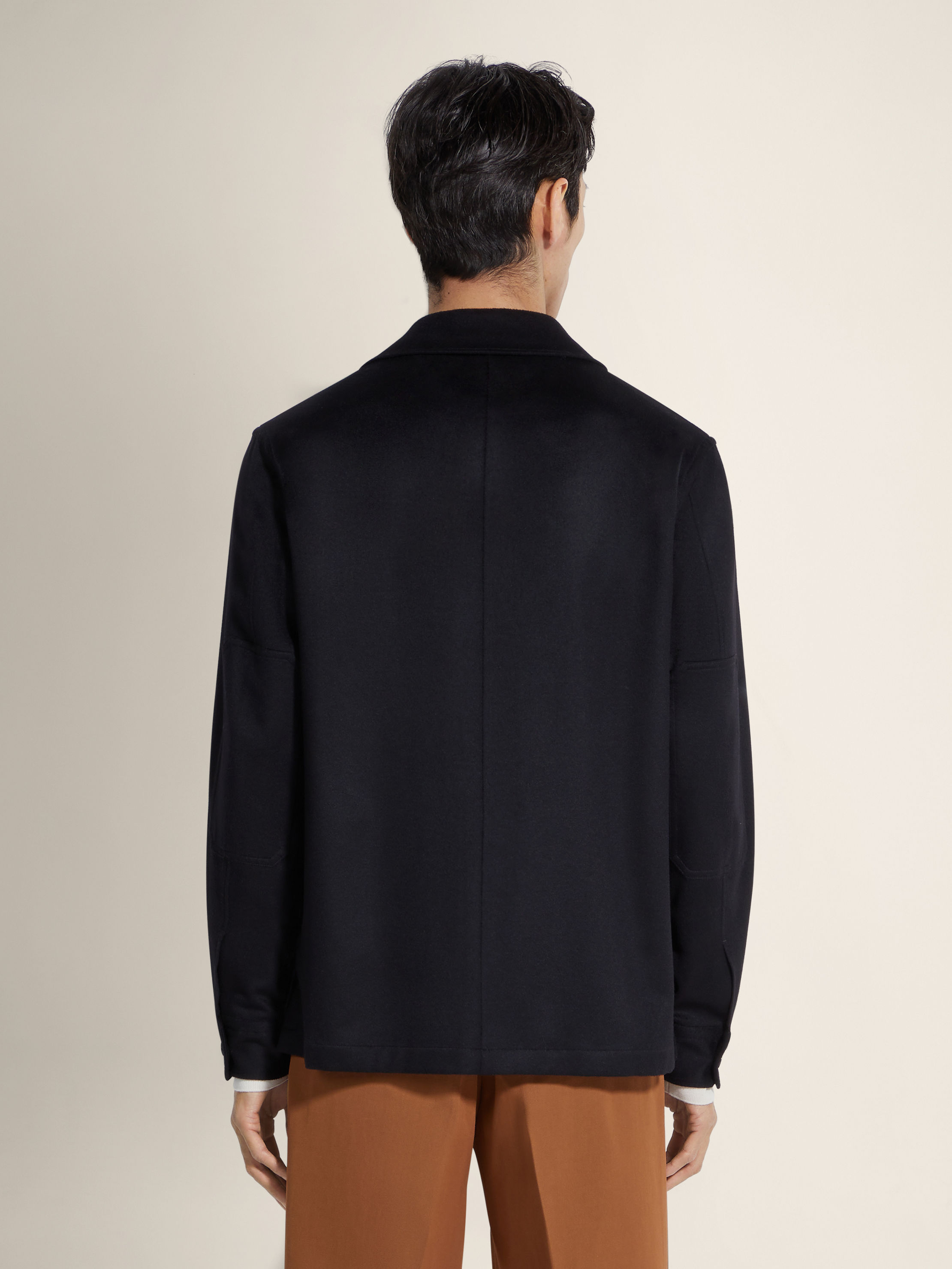 Zegna Alba Overshirt In Oasi Cashmere