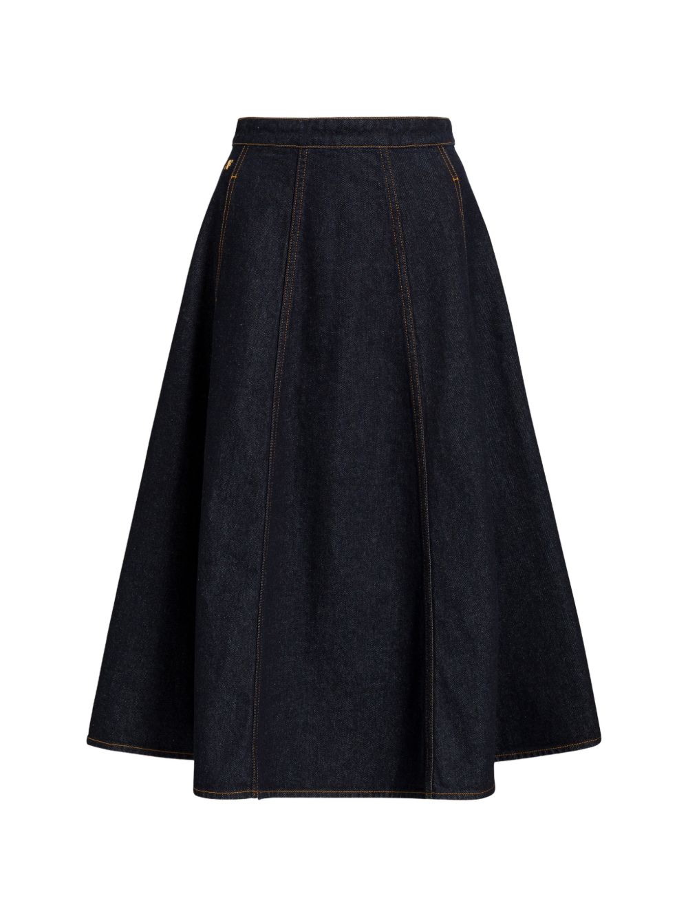 Alberta Ferreti Alberta Ferretti Black Silk Skirt