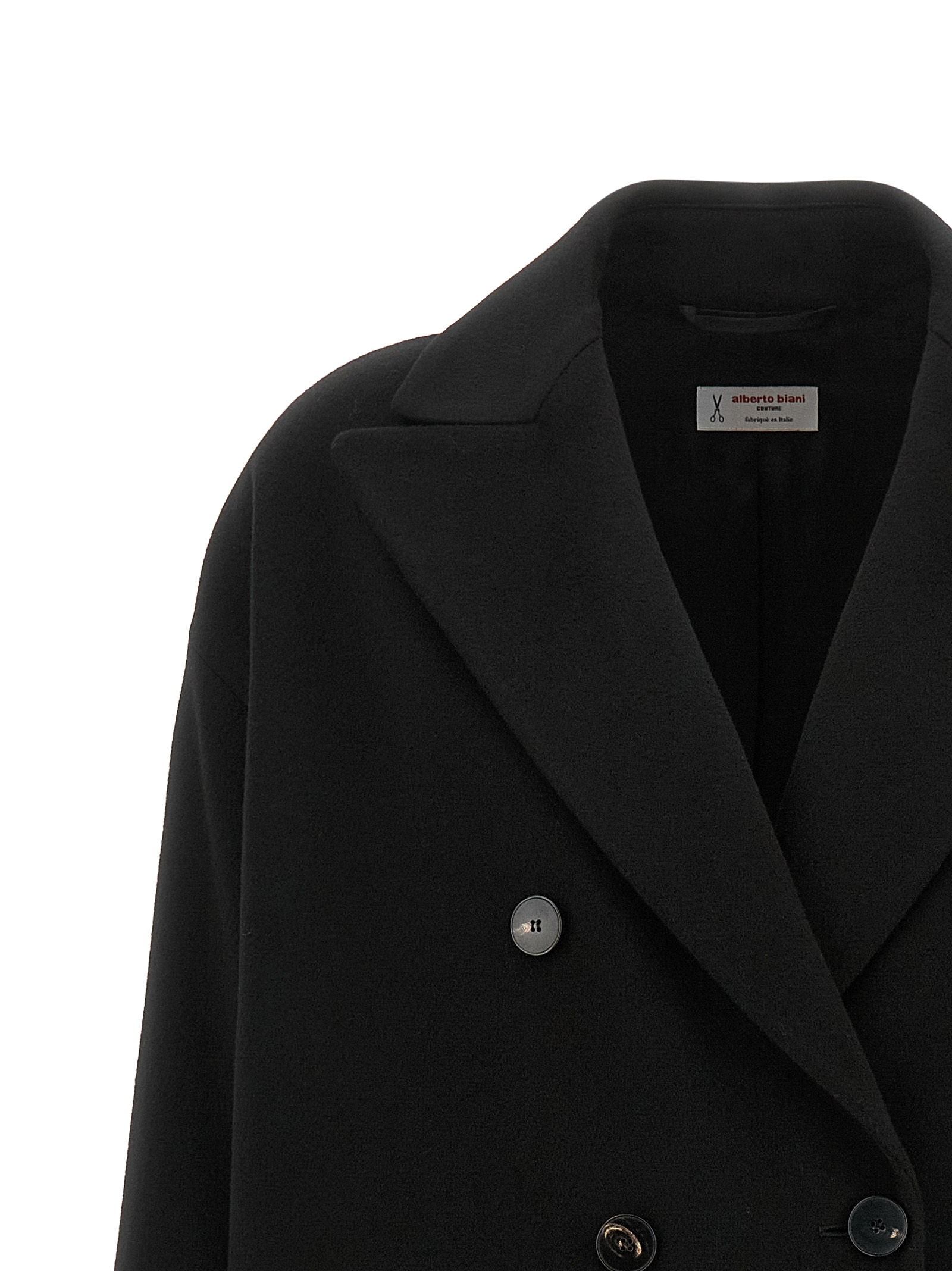 Alberto Biani Double-Breasted Wide Coat