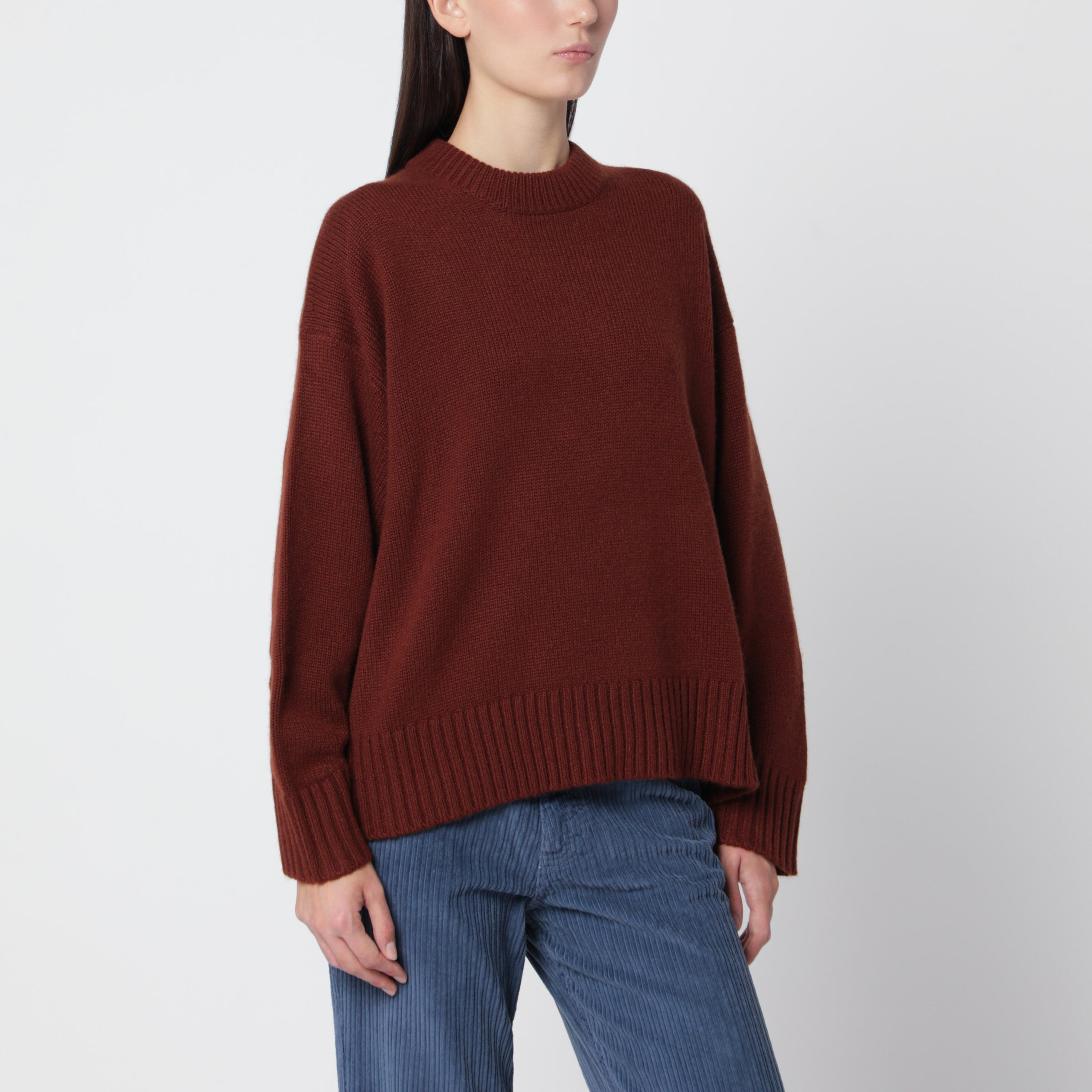 Alexandra Golovanoff Cosima Brown 21 Cashmere Sweater