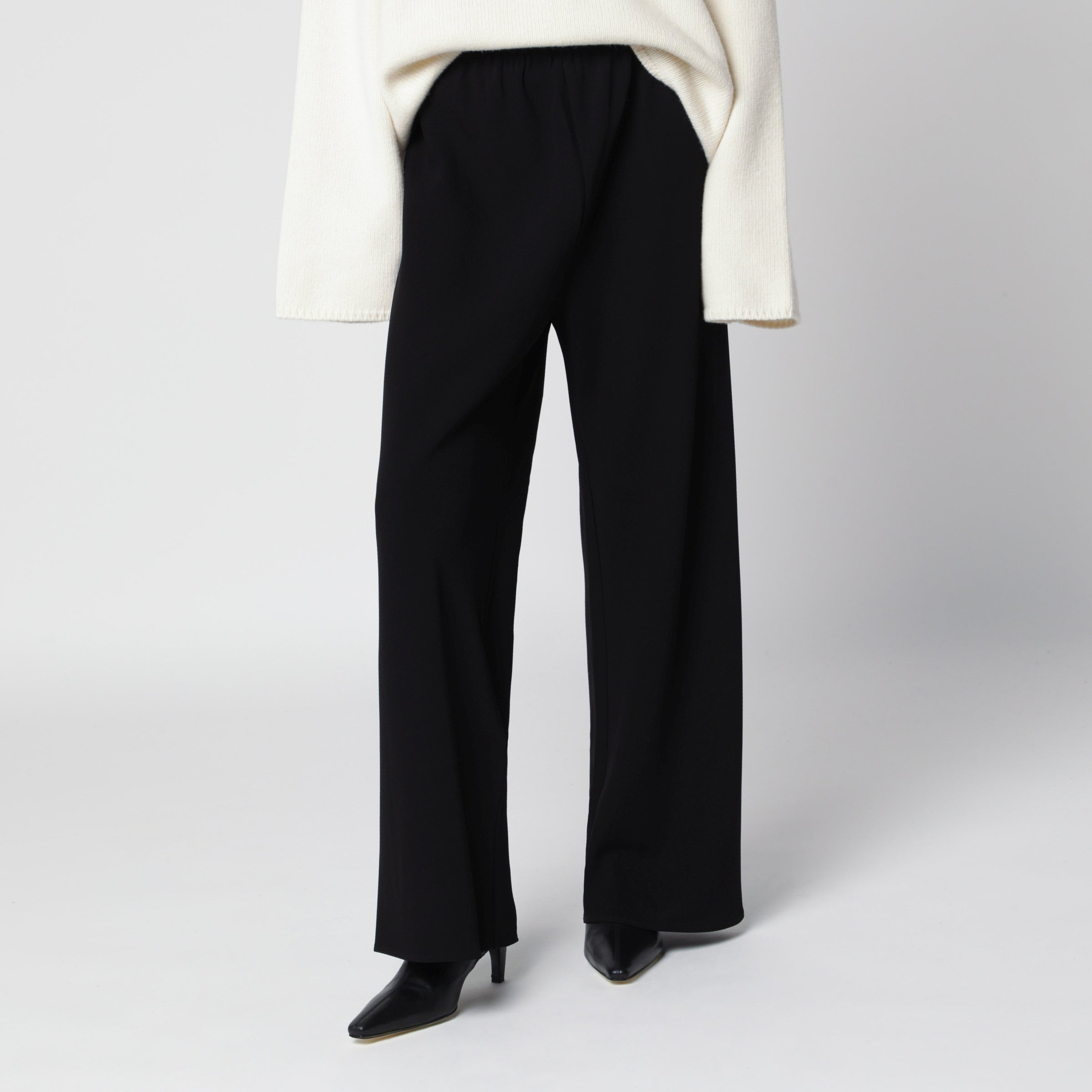 Almada Label Bea Black Crepe Trousers
