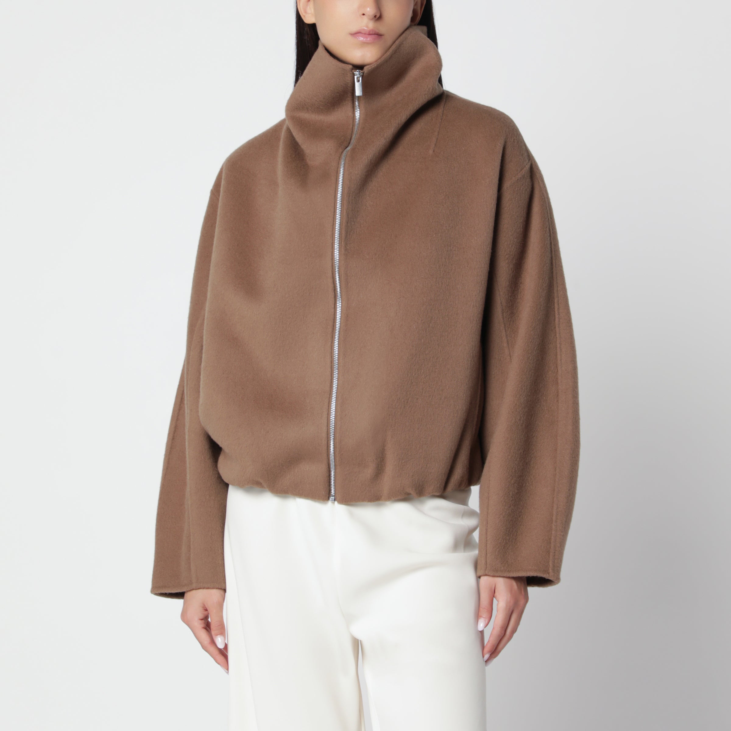 Almada Label Lindy Tan Double-Face Wool Jacket