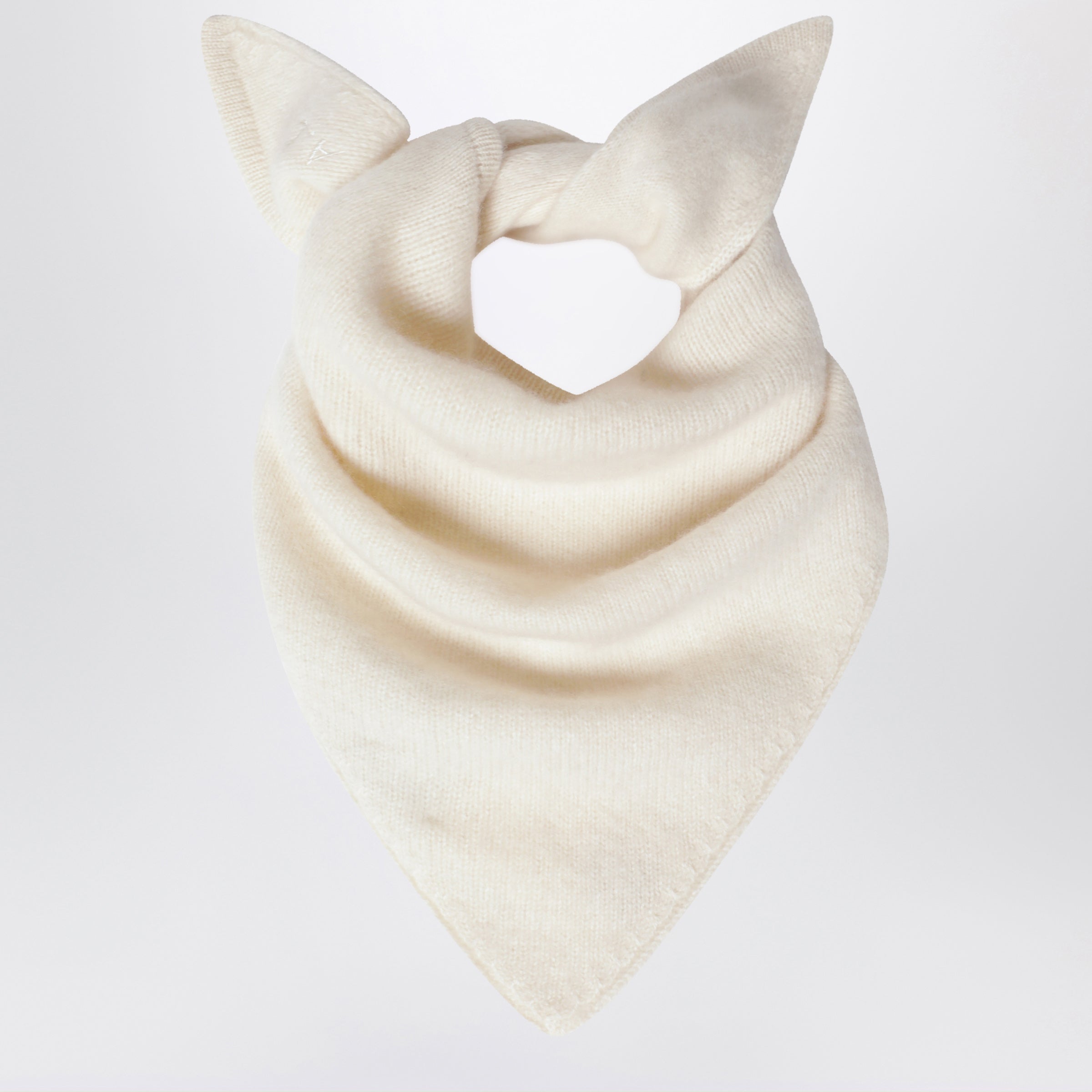 Almada Label Vanilla Bini Triangular Scarf In Organic