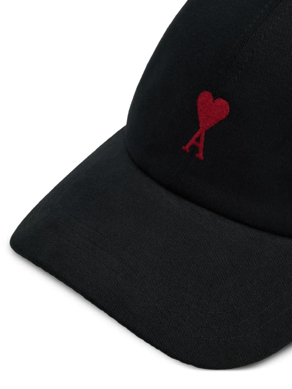 Ami Black Cotton Hat