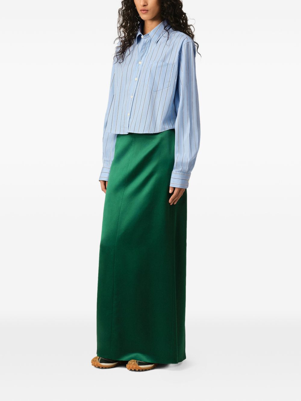 Ami Blue Cotton Shirt