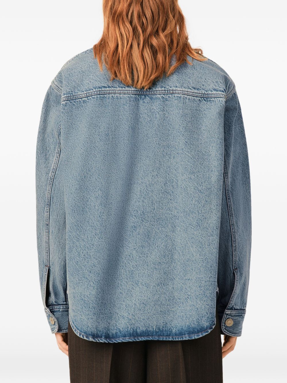 Ami Blue Cotton Shirt