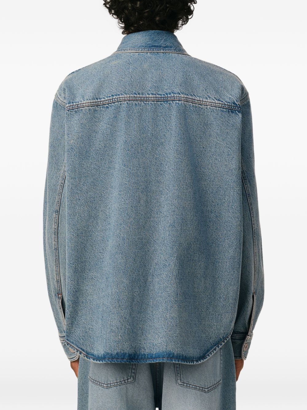 Ami Blue Cotton Shirt