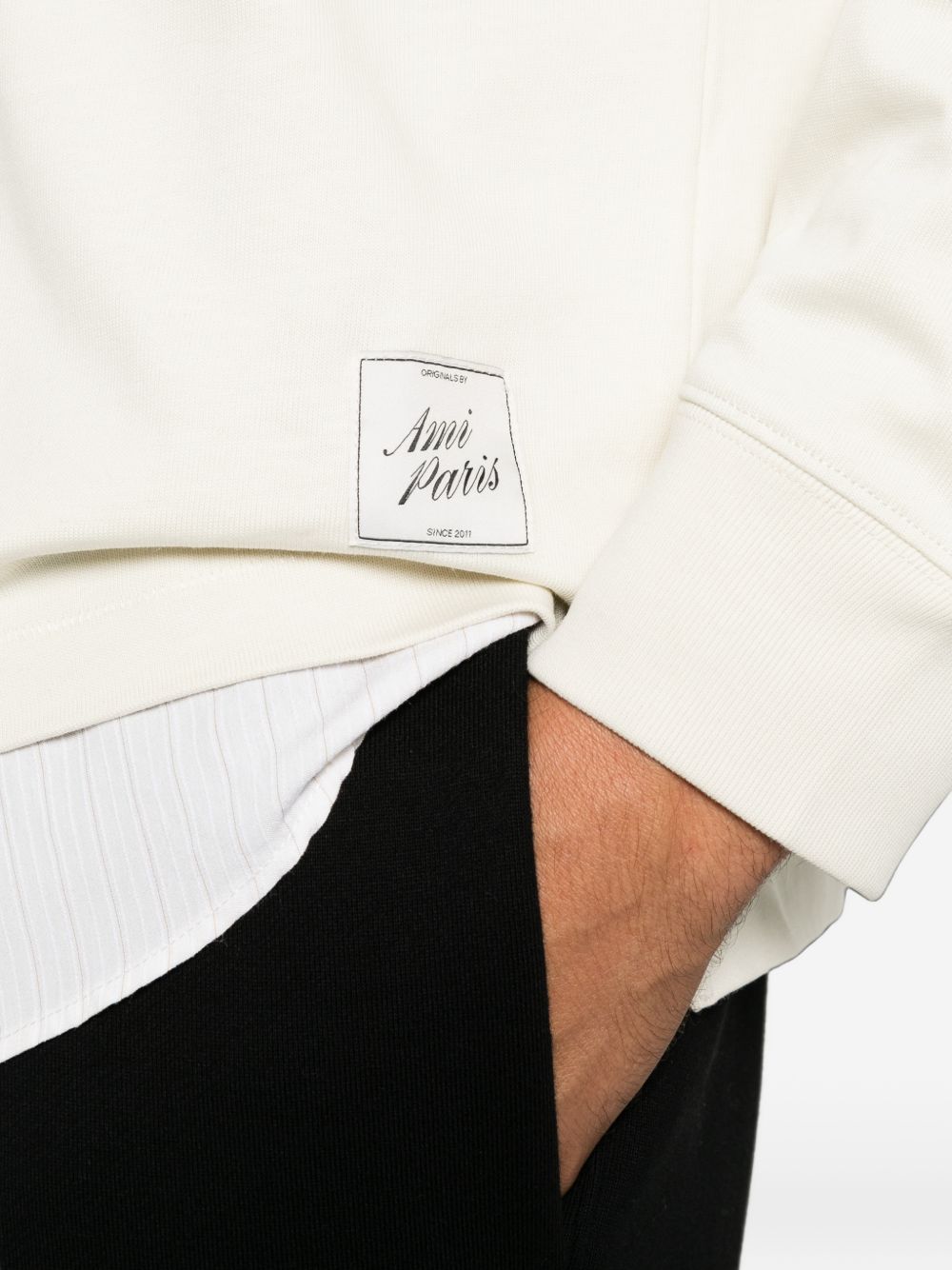 Ami Ivory Cotton Shirt