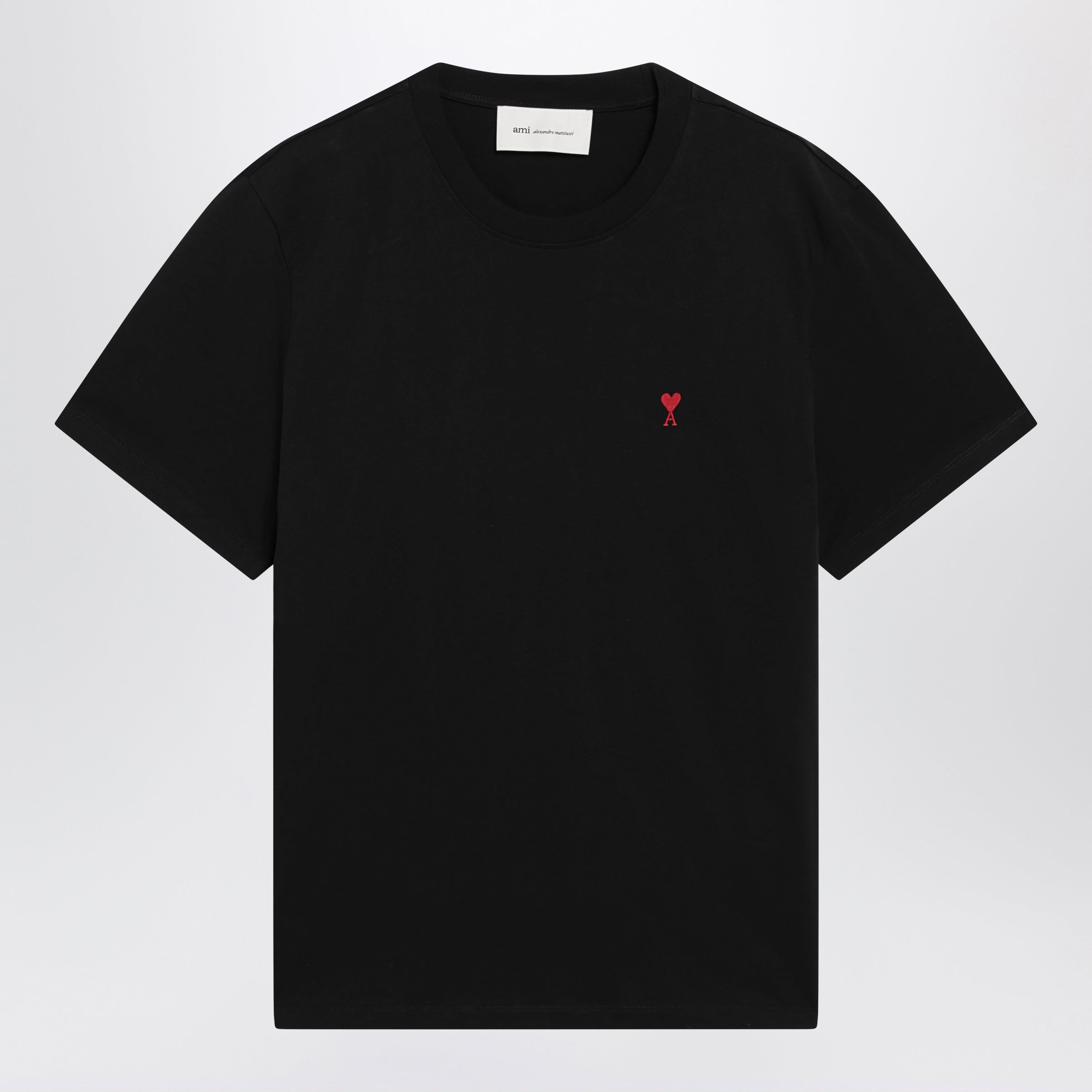 Ami paris Black Ami De Coeur T-Shirt