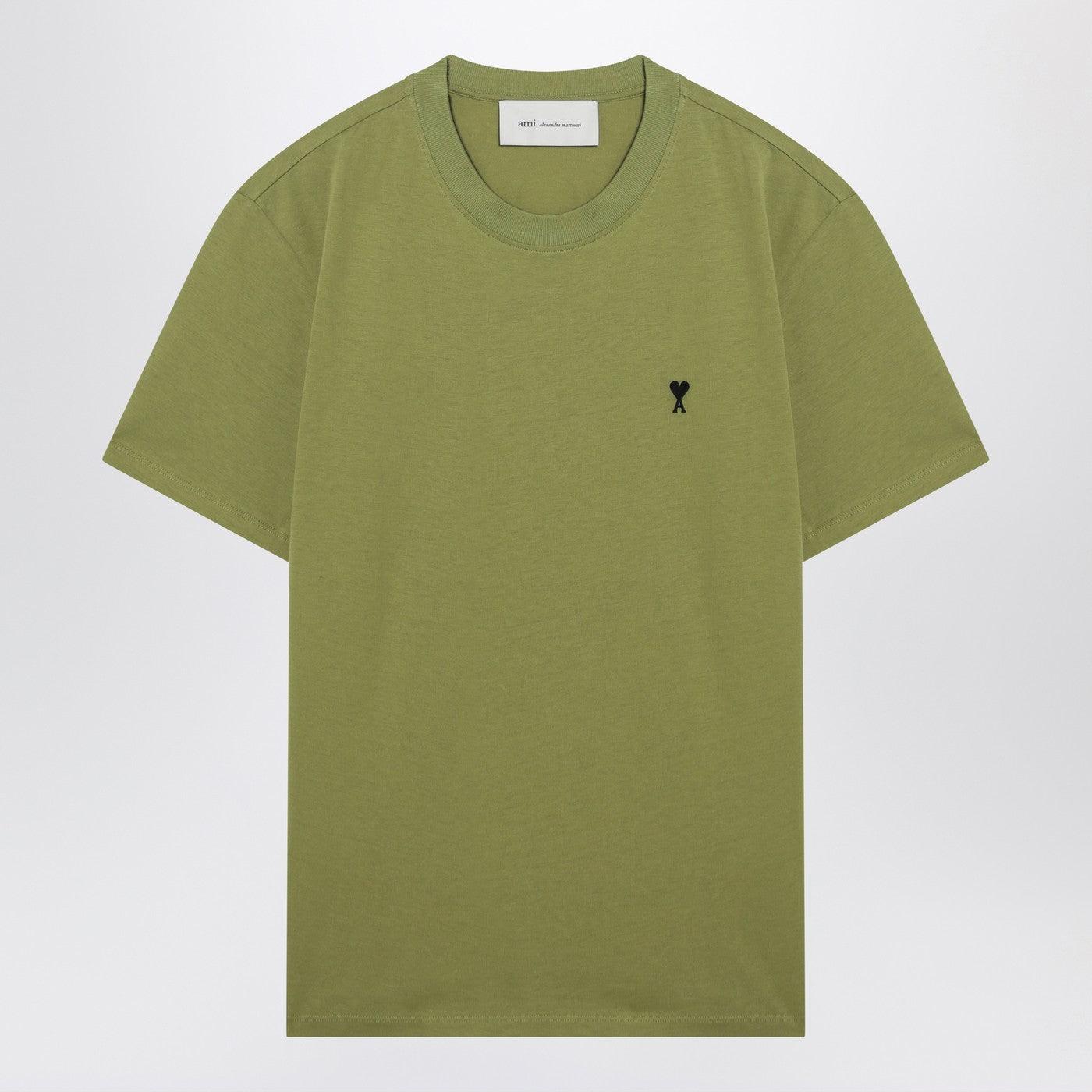 Ami paris Matcha Green Cotton Ami De Coeur T-Shirt