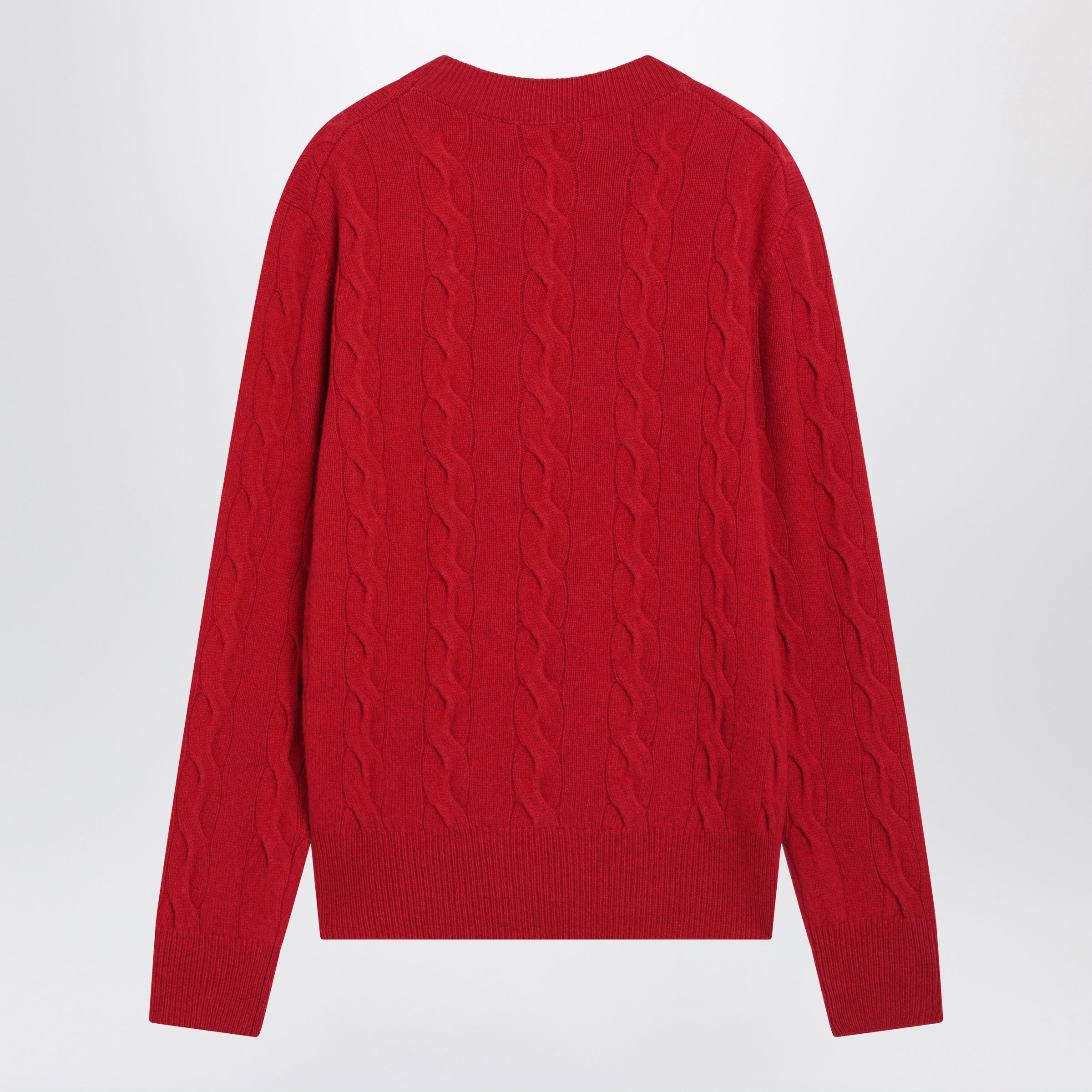 Ami paris Red Merino Wool Sweater