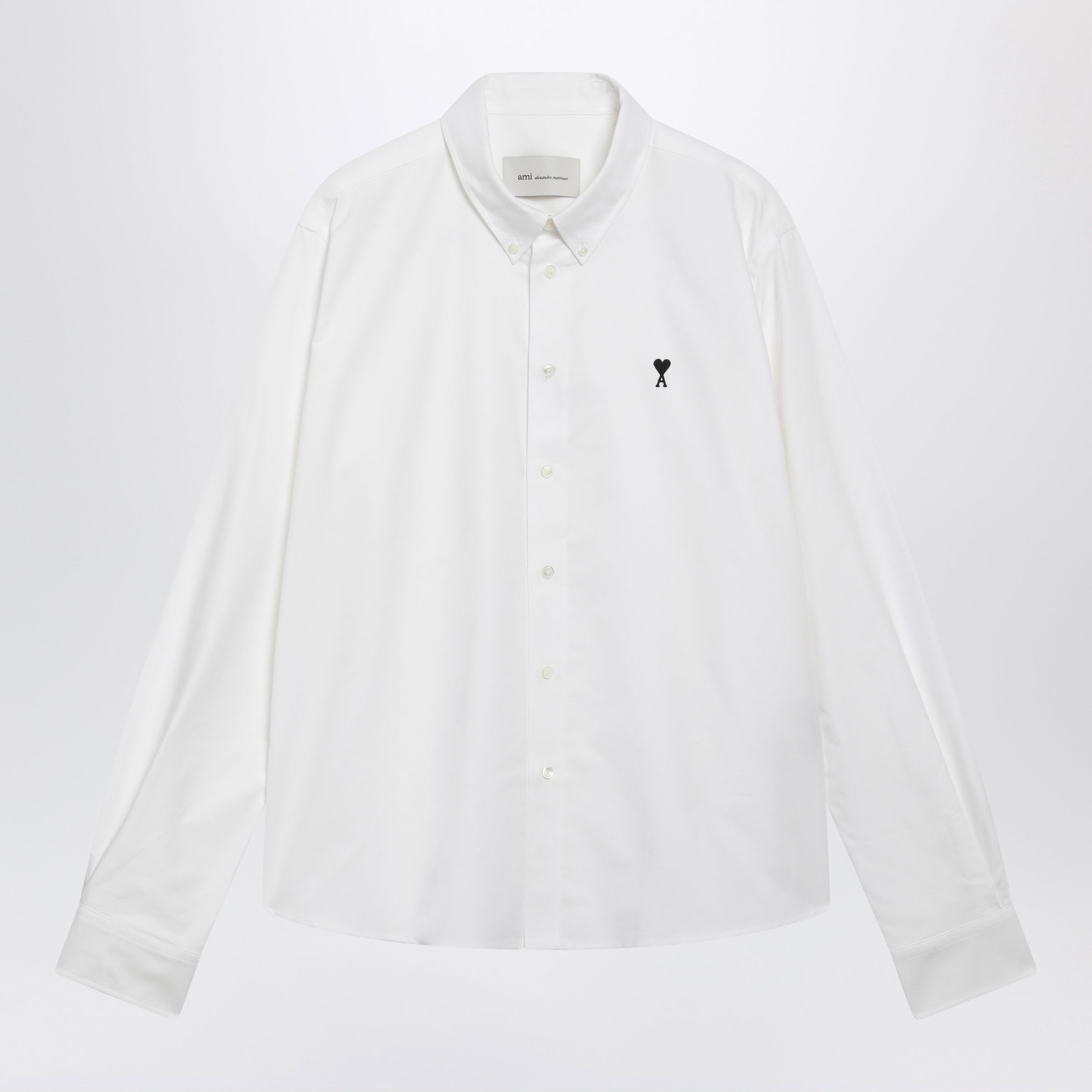Ami paris White Ami De Coeur Shirt In Cotton