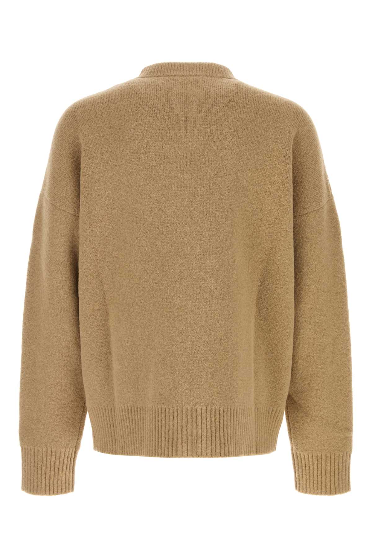 Ami Quota-Crewneckcardiganwithamidecoeur