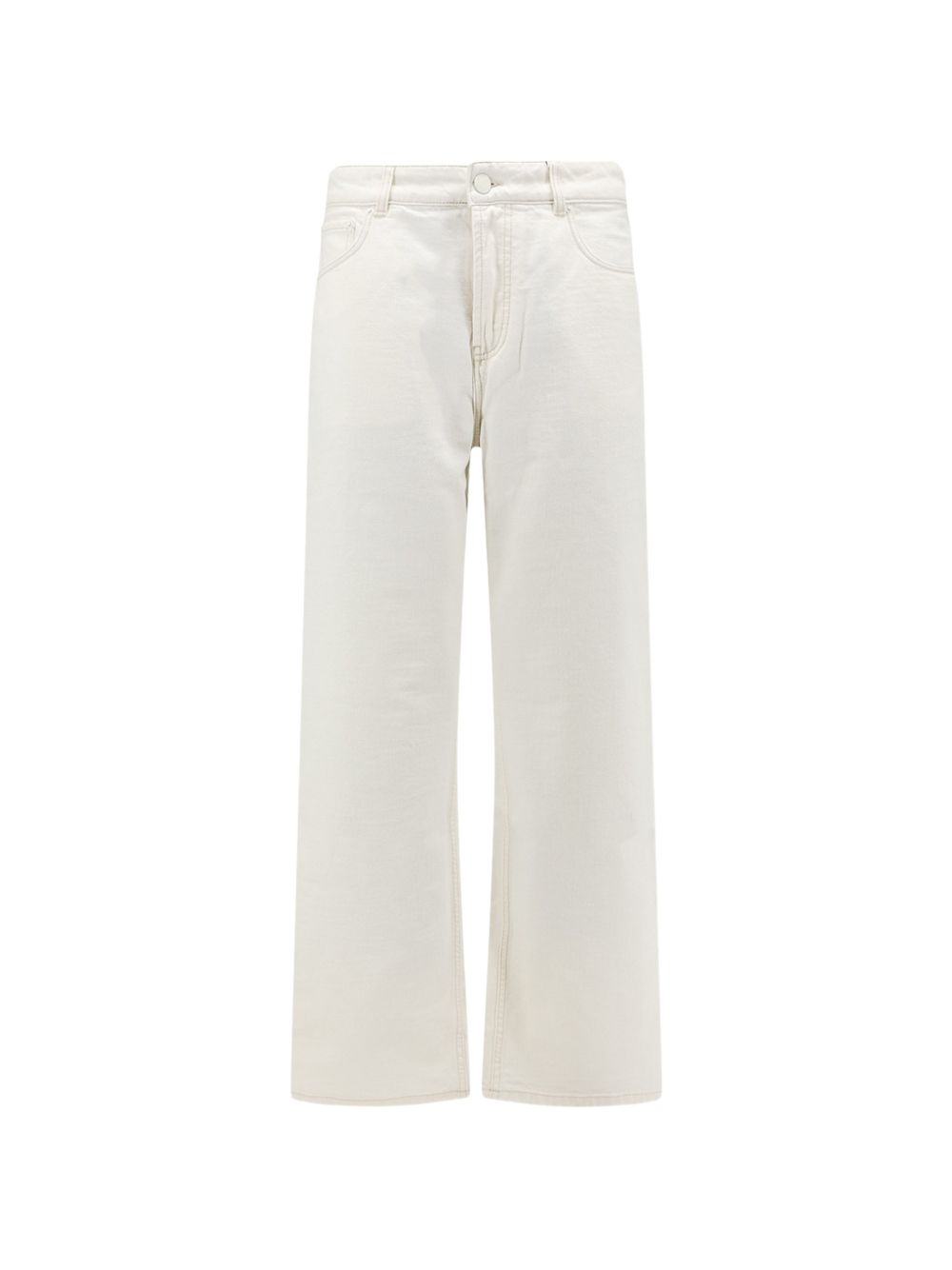 Ami White Cotton Jeans