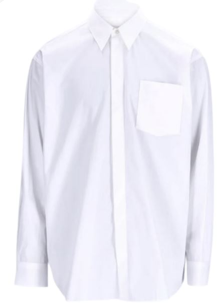 Ami White Cotton Shirt