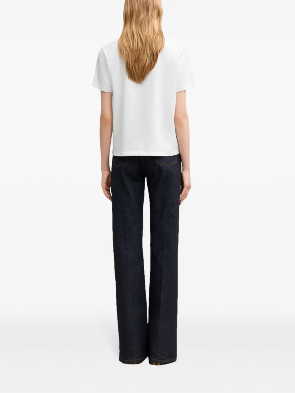 Ami White Cotton T Shirt