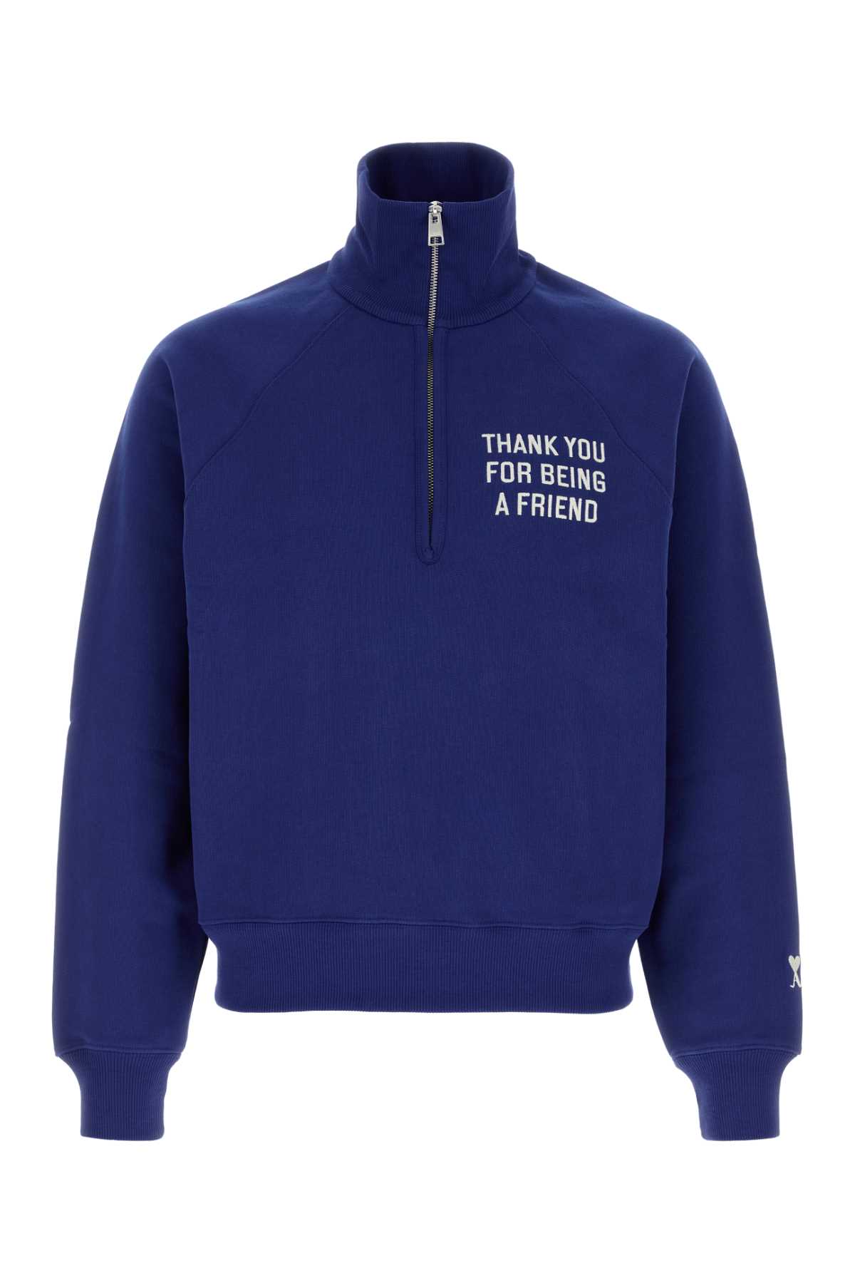 Ami Zippedsweatshirtwithembroiderythankyoufo