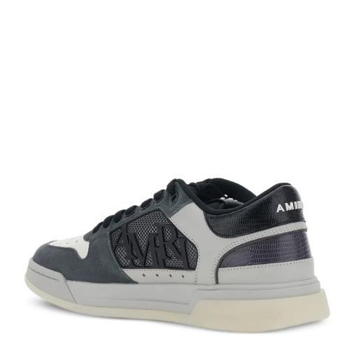 Amiri Black Grey Leather Sneakers