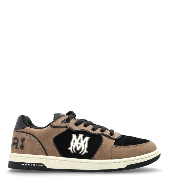 Amiri Brown Leather Sneakers