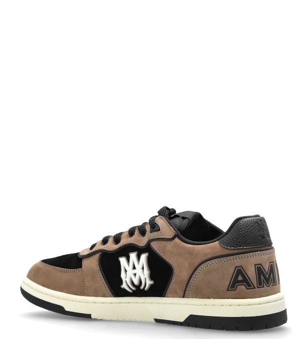 Amiri Brown Leather Sneakers