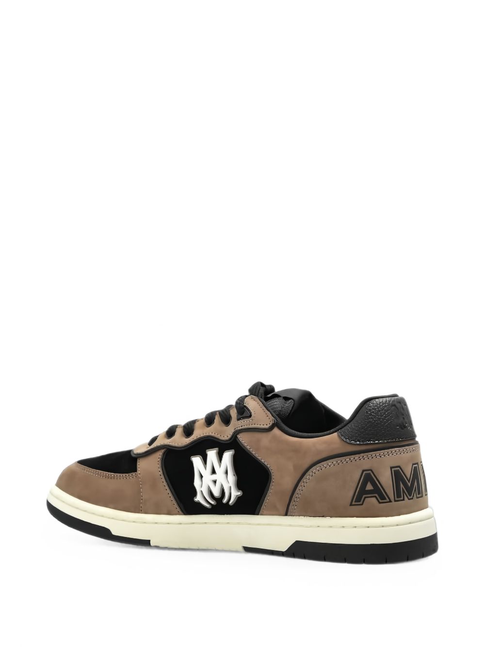 Amiri Brown Leather Sneakers
