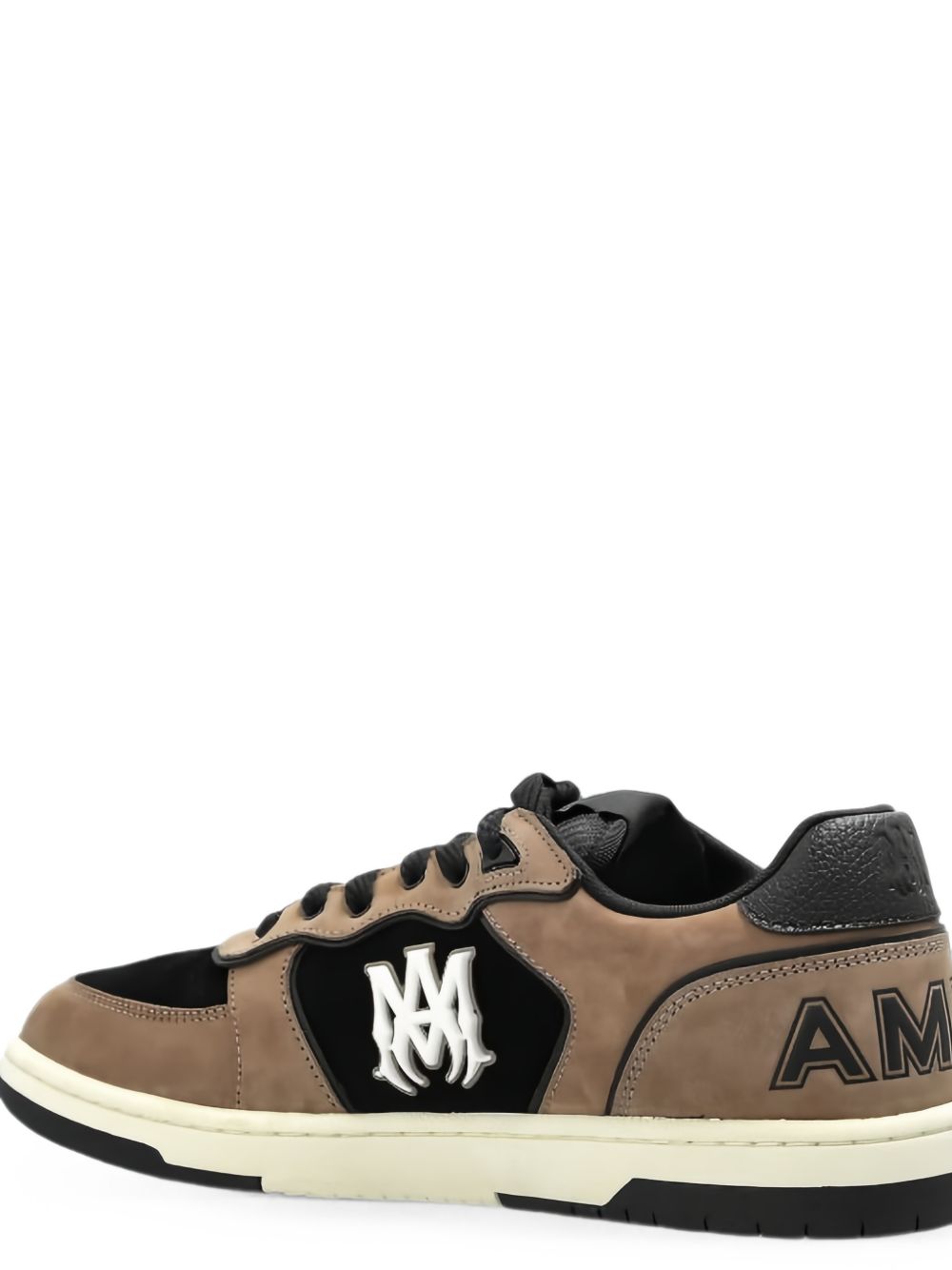 Amiri Brown Leather Sneakers