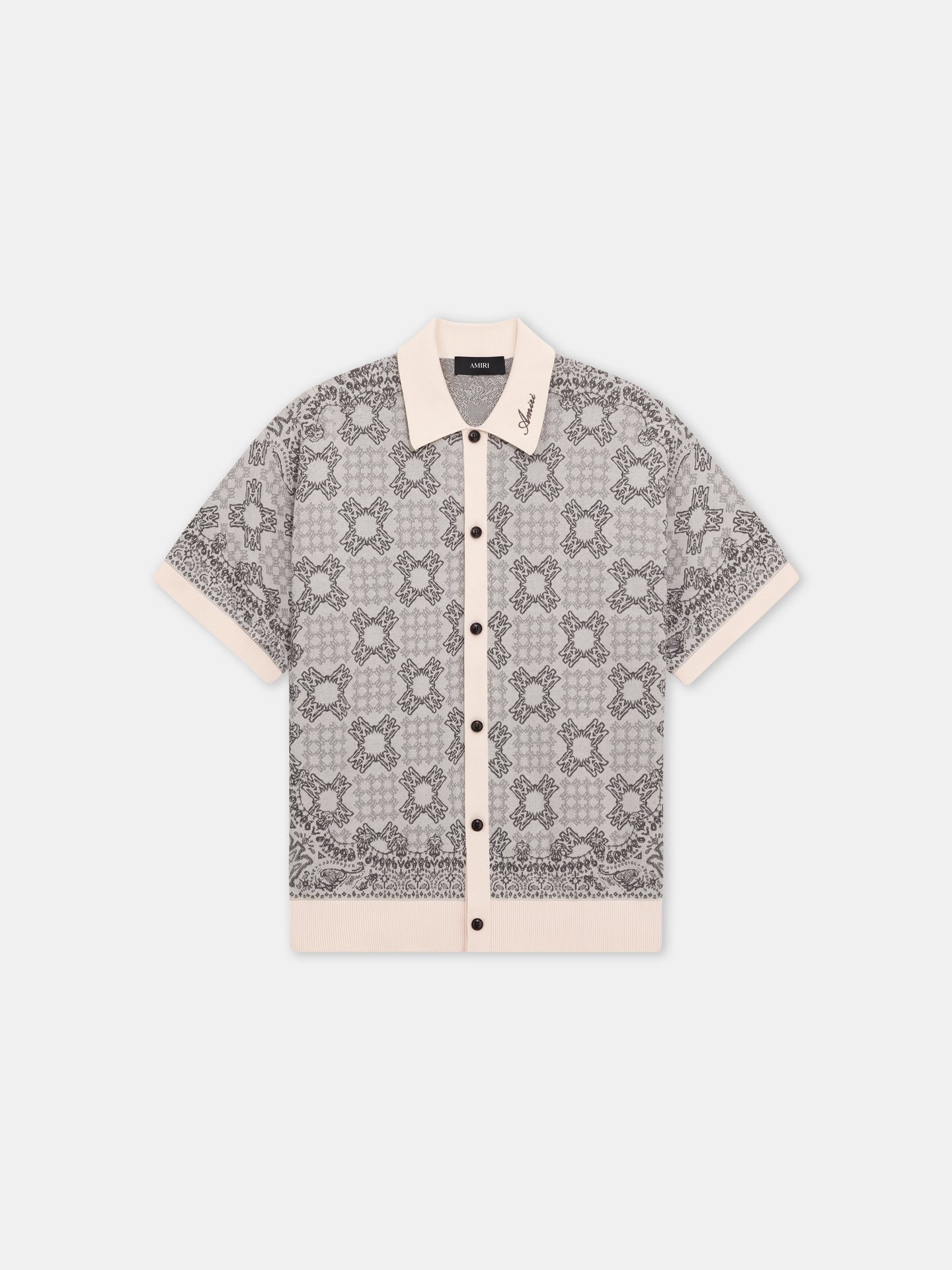 Amiri Light Grey Cashmere Shirt
