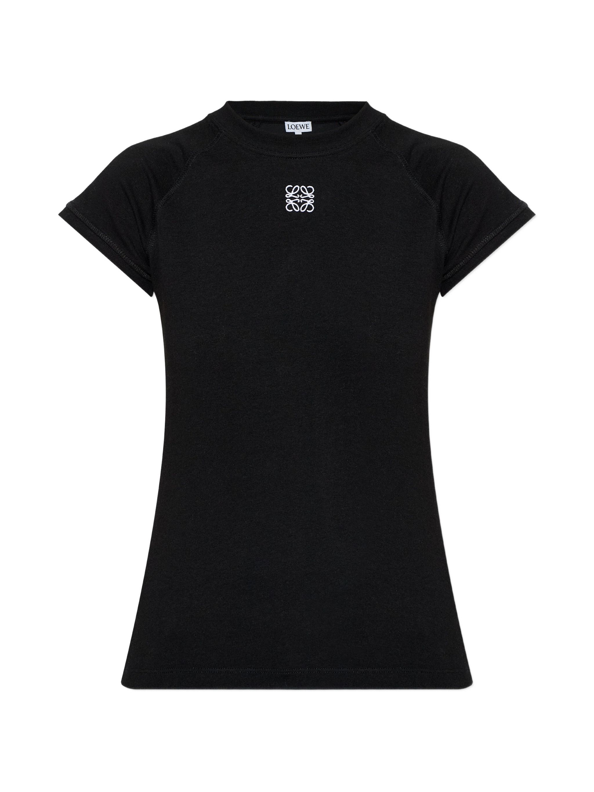 Loewe Anagram-Embroidered Raglan-Sleeve T-Shir