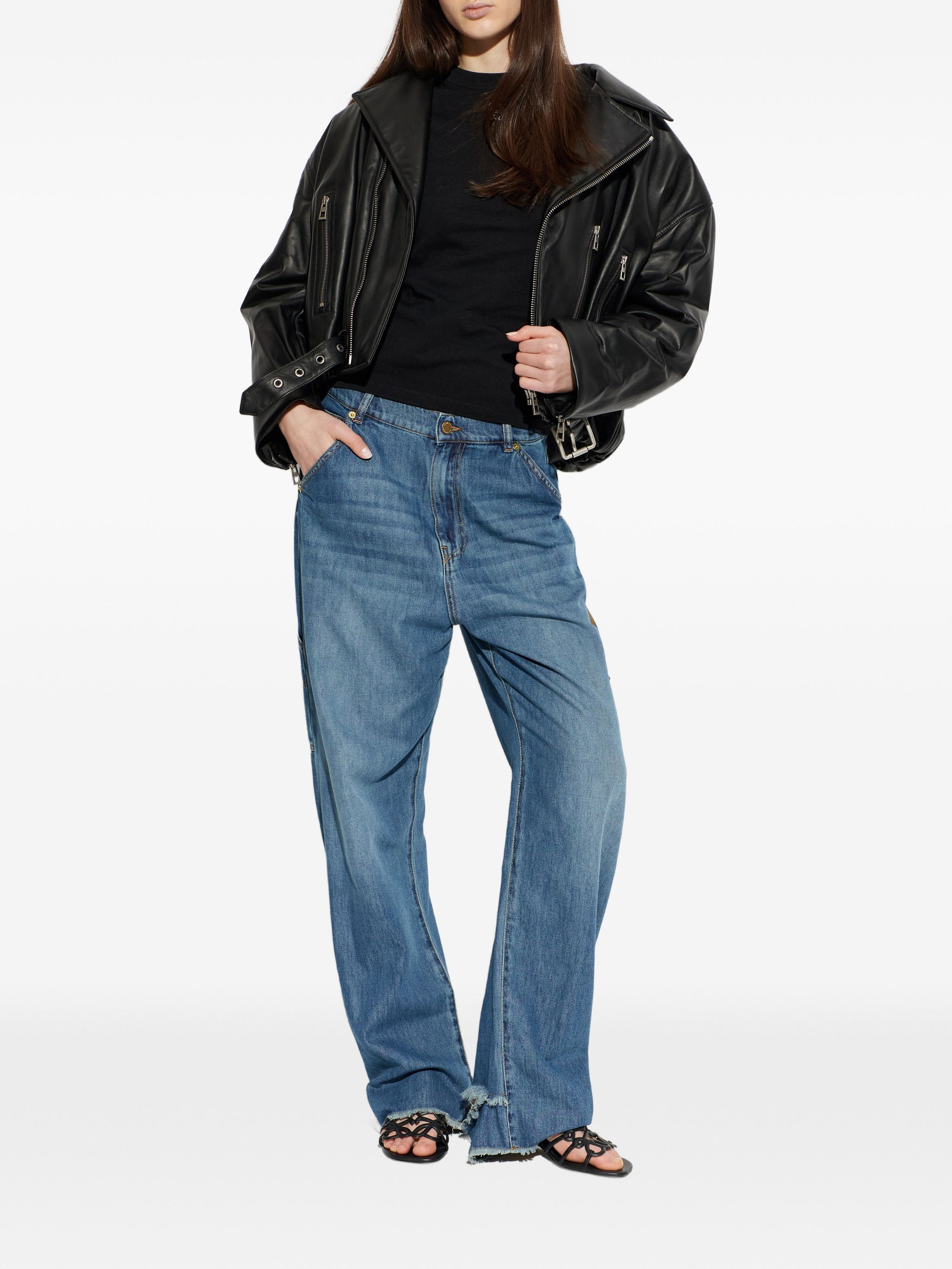 Loewe Anagram-Embroidered Raglan-Sleeve T-Shir