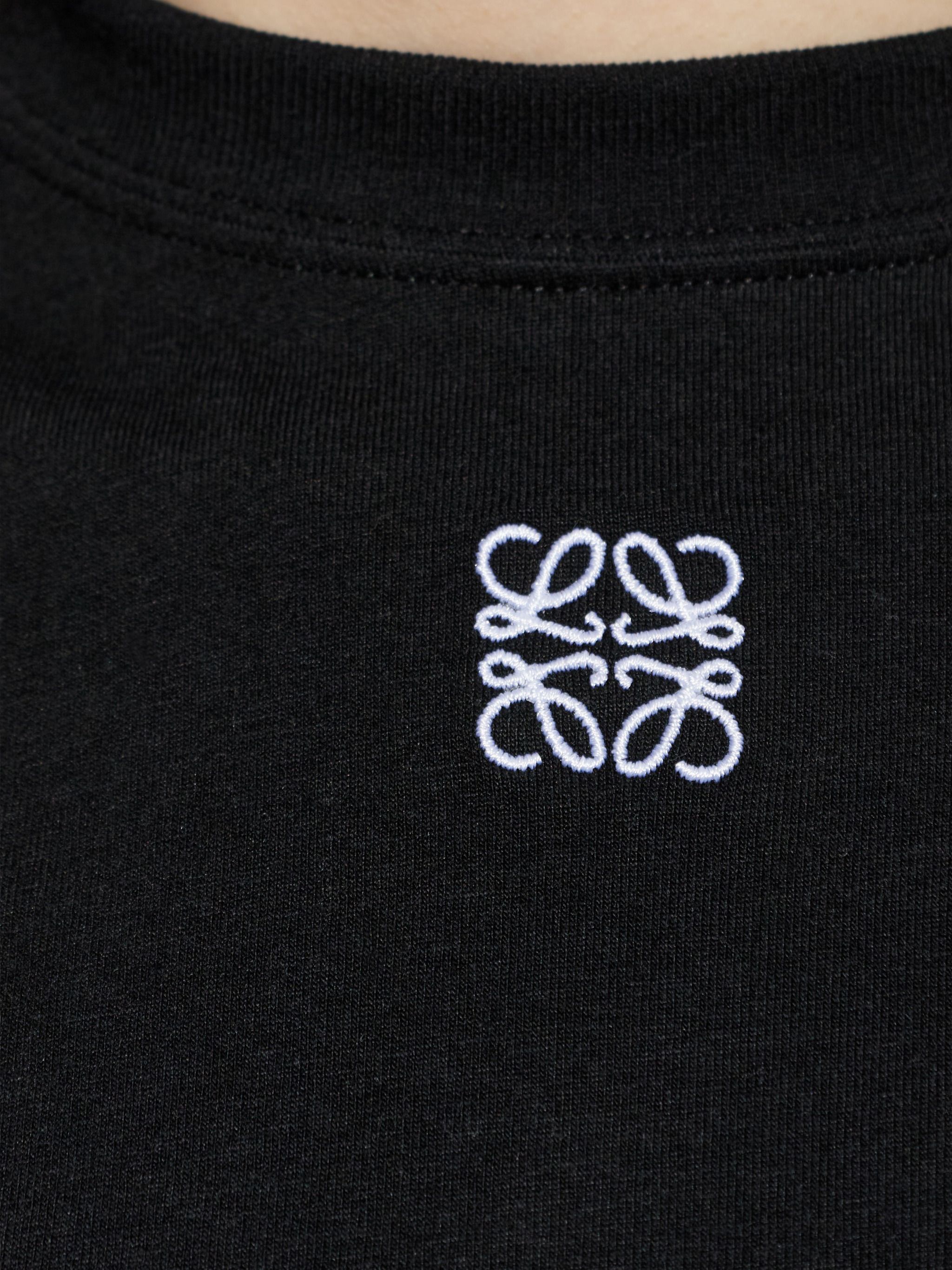 Loewe Anagram-Embroidered Raglan-Sleeve T-Shir