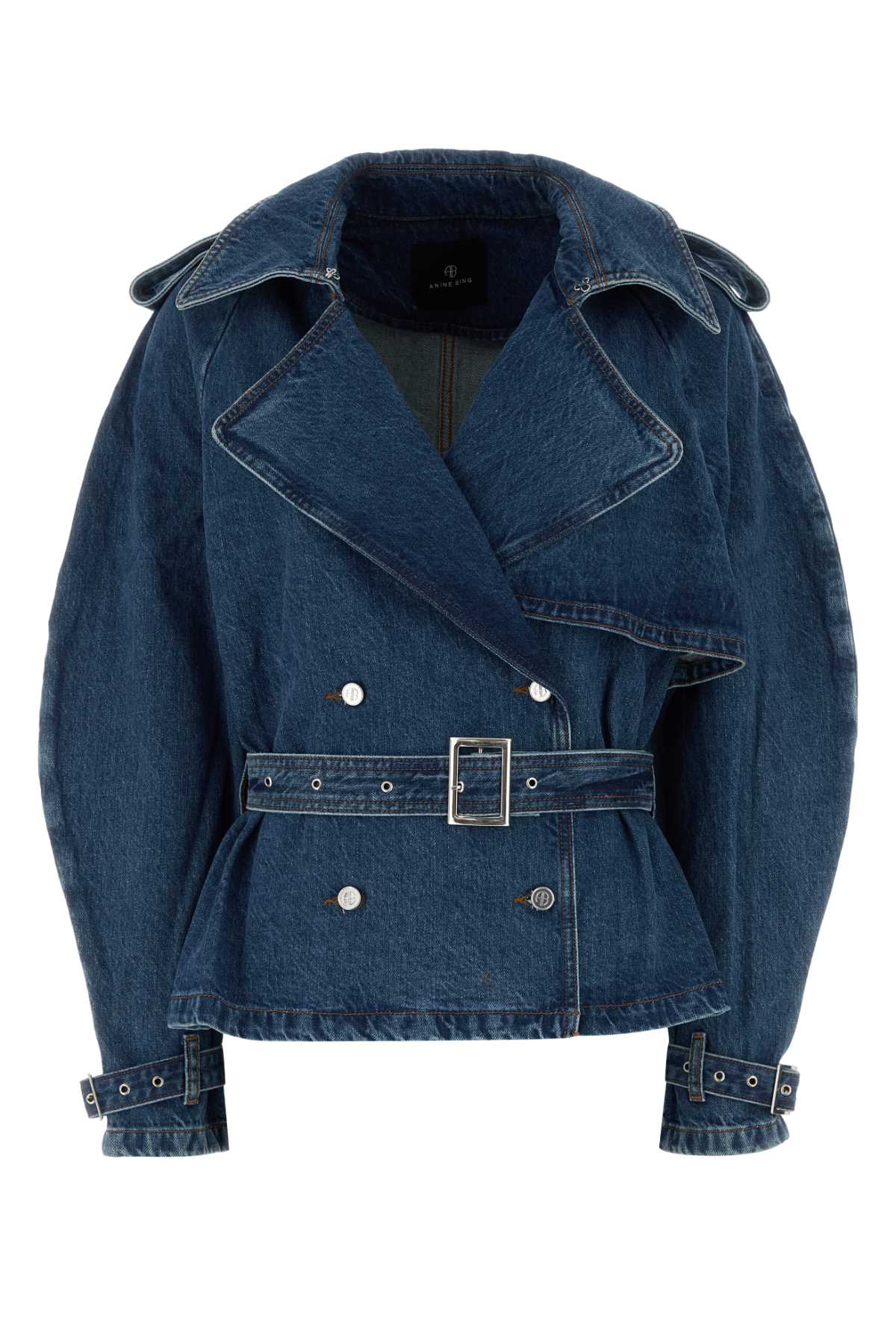 Anine bing Pascale Trench - Clean Indigo