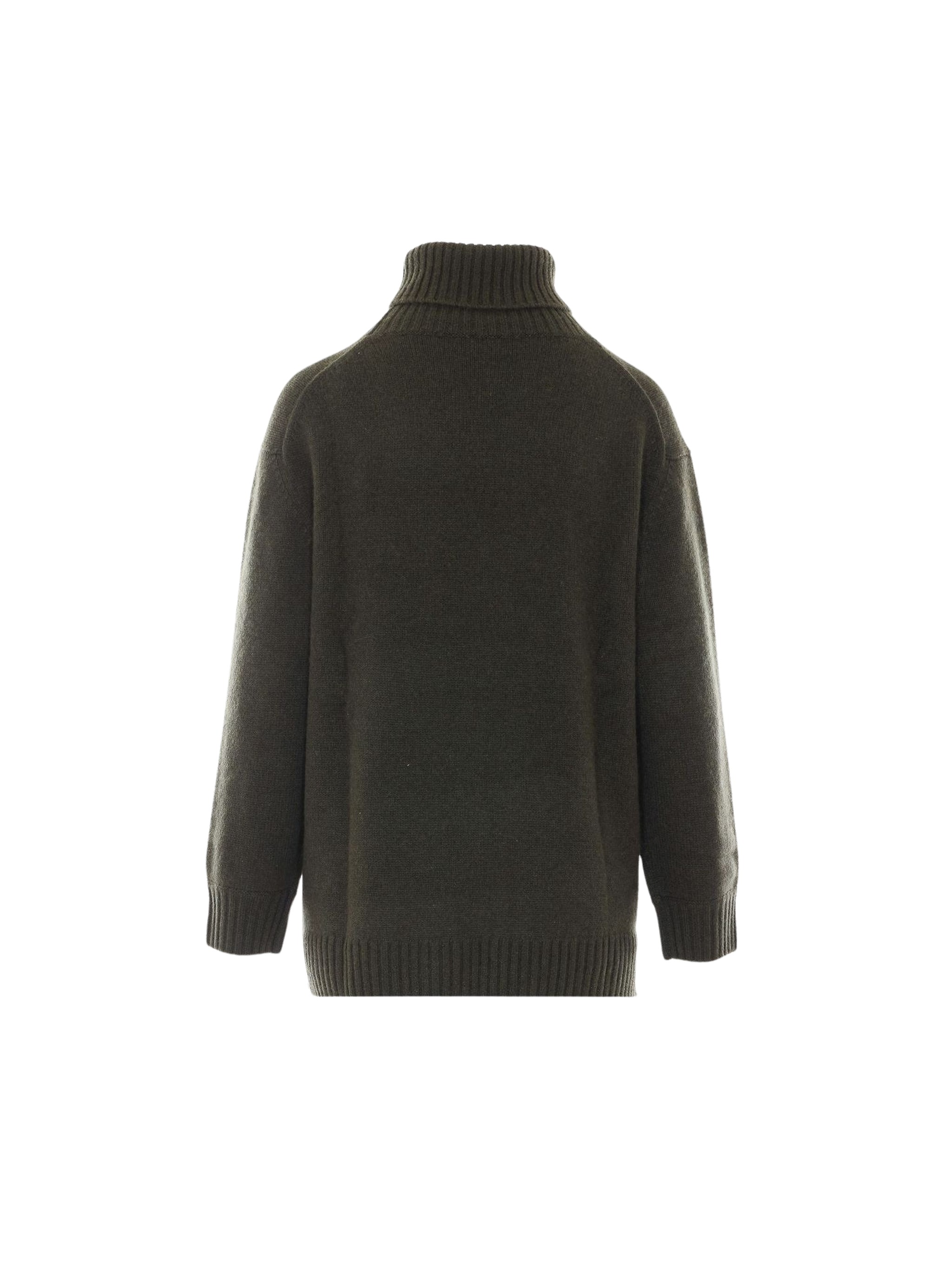 Ballantyne Argyle High Neck Knitted Sweater