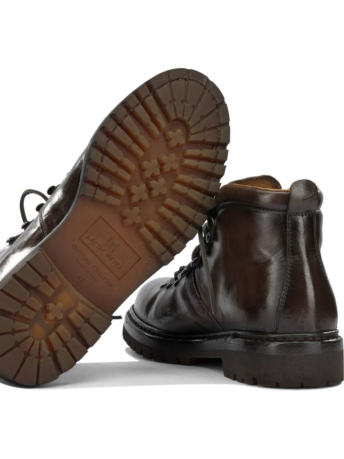 Officine Creative "Artik Flexi 002" Lace-Up Ankle Boots