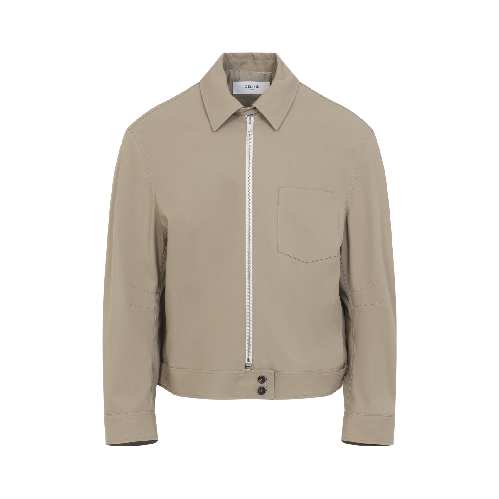 Celine Ash Beige Cotton Jacket