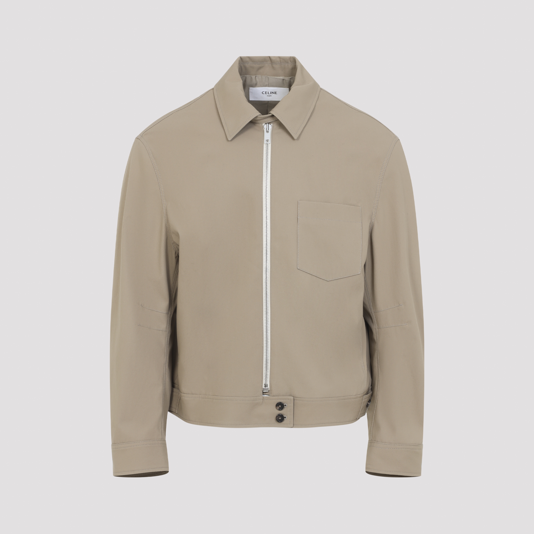 Celine Ash Beige Cotton Jacket