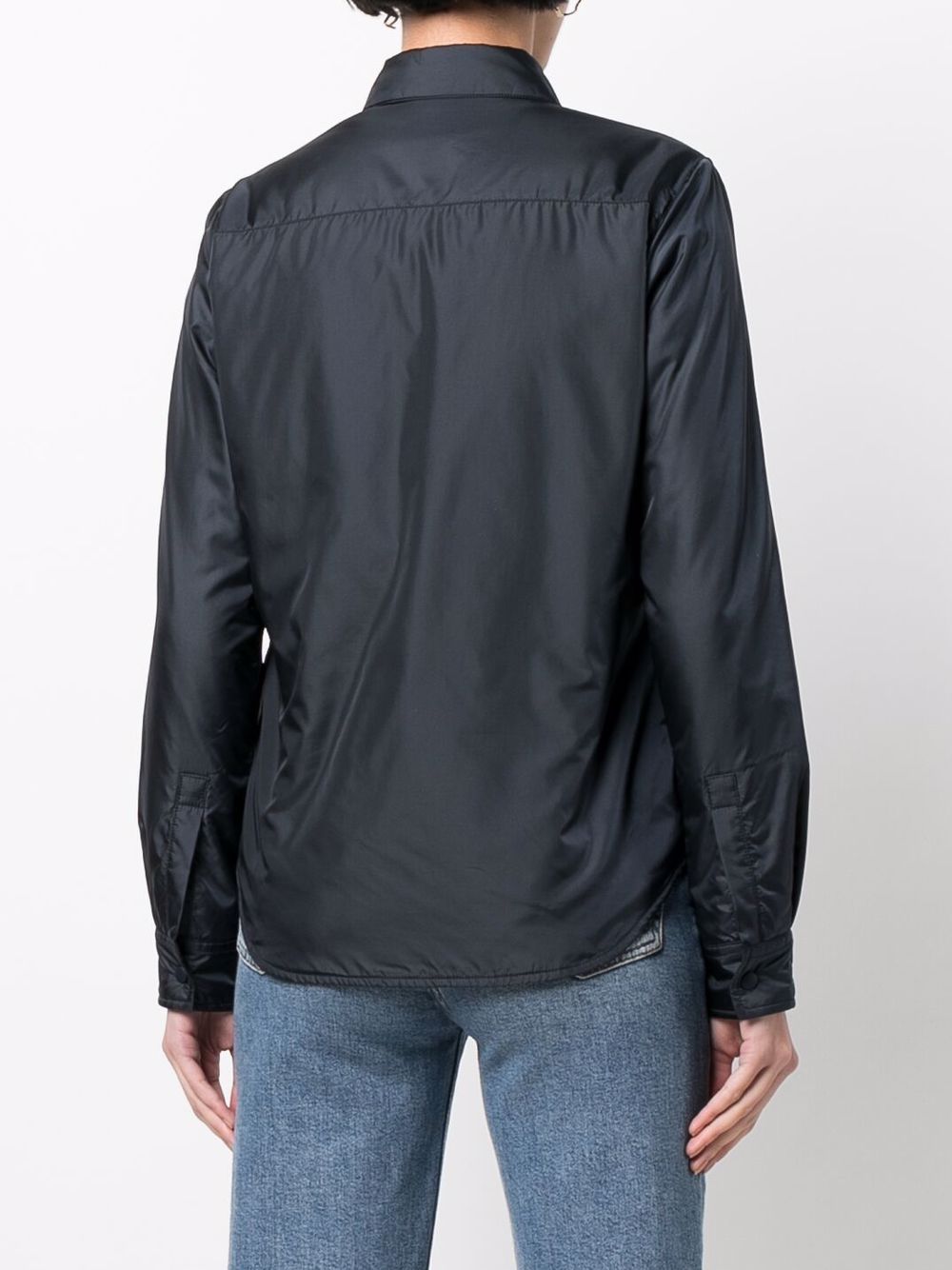 Aspesi Navy Polyamide Shirt