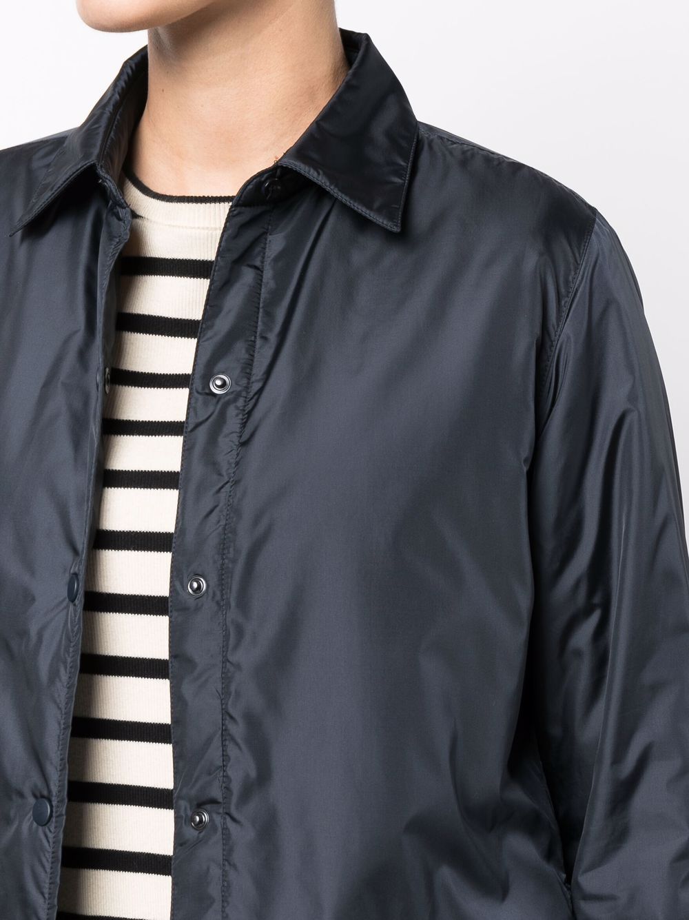 Aspesi Navy Polyamide Shirt