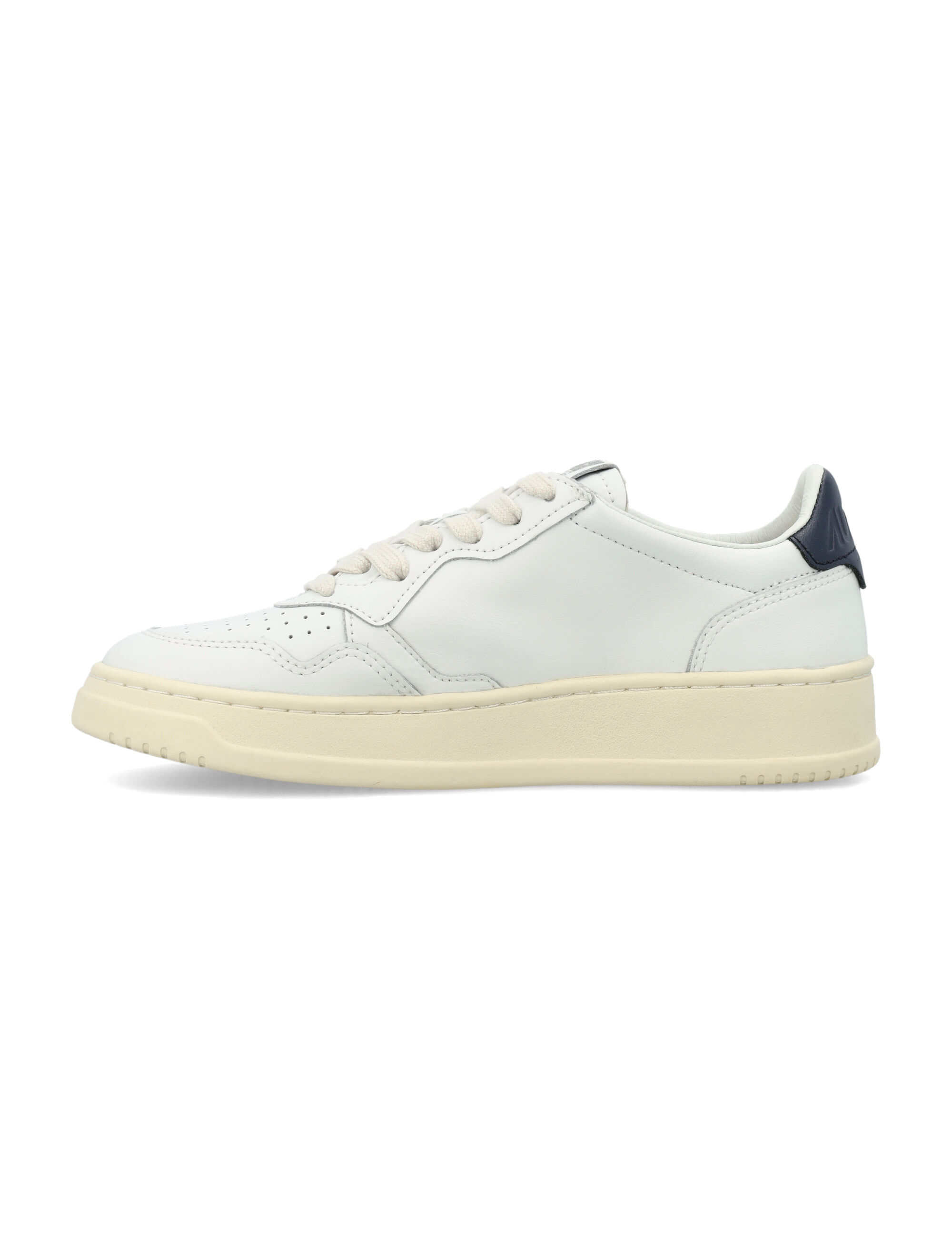 Autry Medalist Leather Low Sneakers - White Sp
