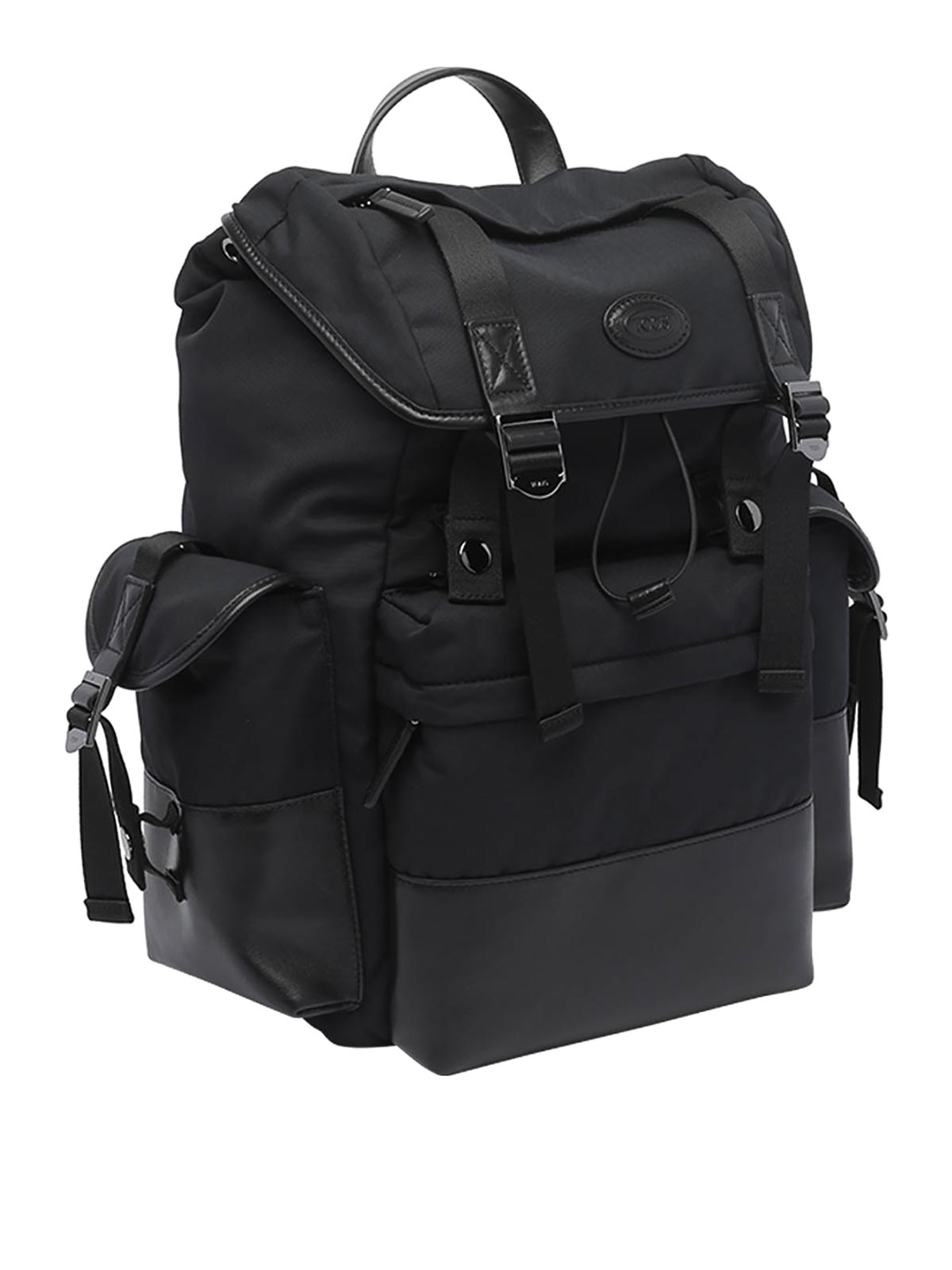 Tod's Backpack In Fabric And Medium Leather