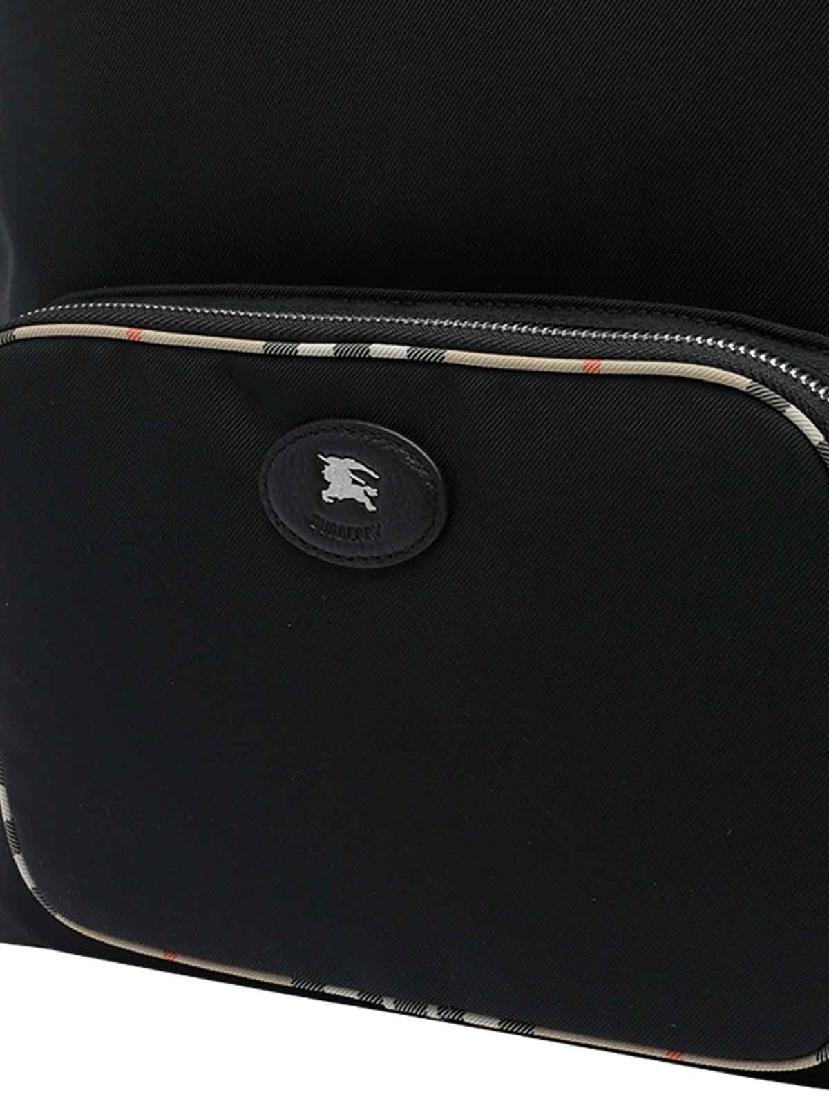Burberry Backpack With Check Trim