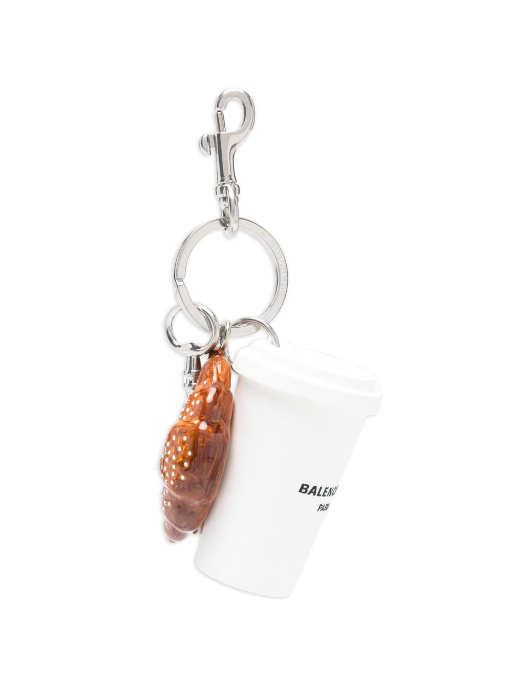 Balenciaga Coffee Cup Charm Keychain