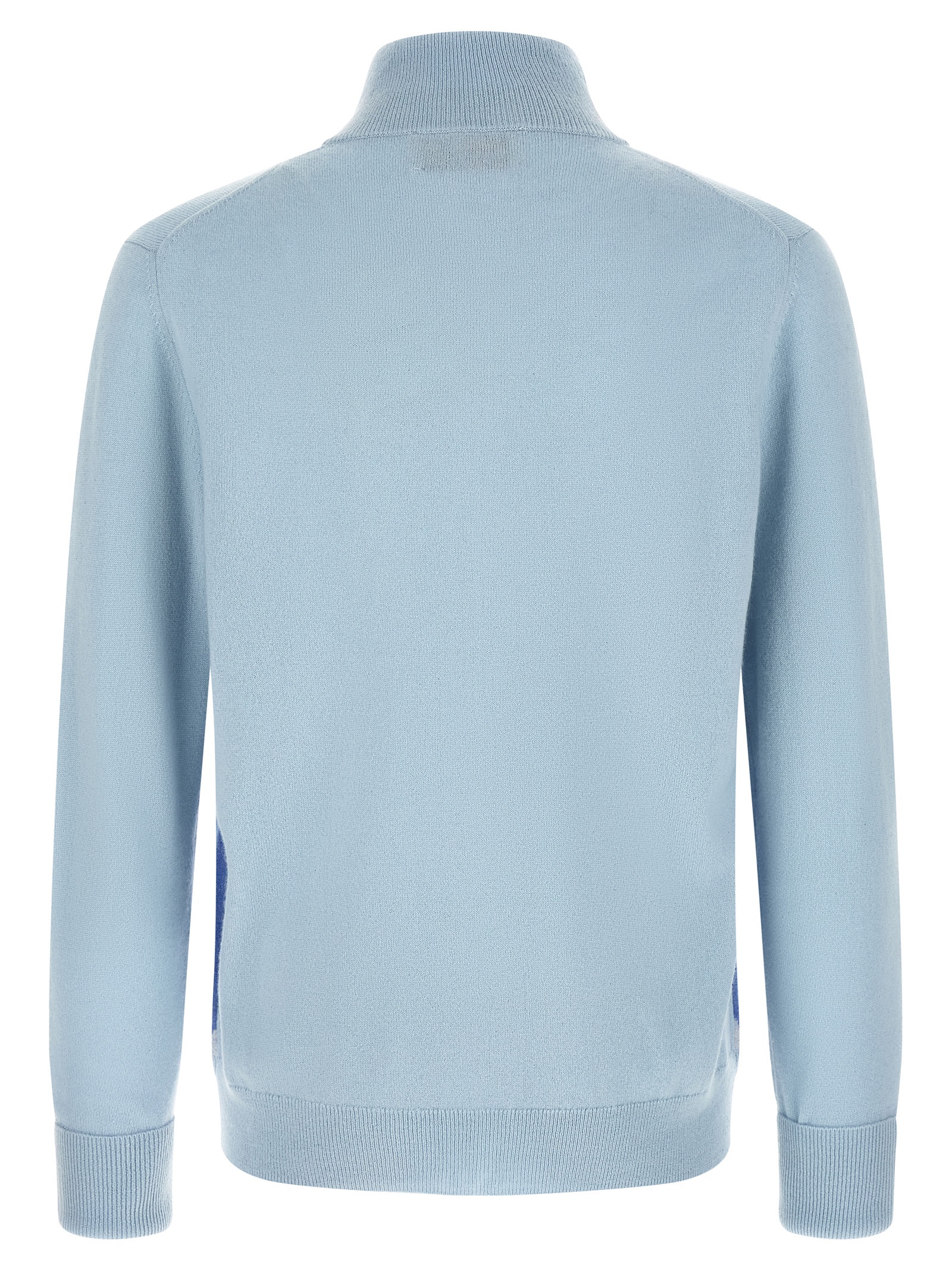 Ballantyne 'Classic Diamond' Intarsia Zip Cardigan