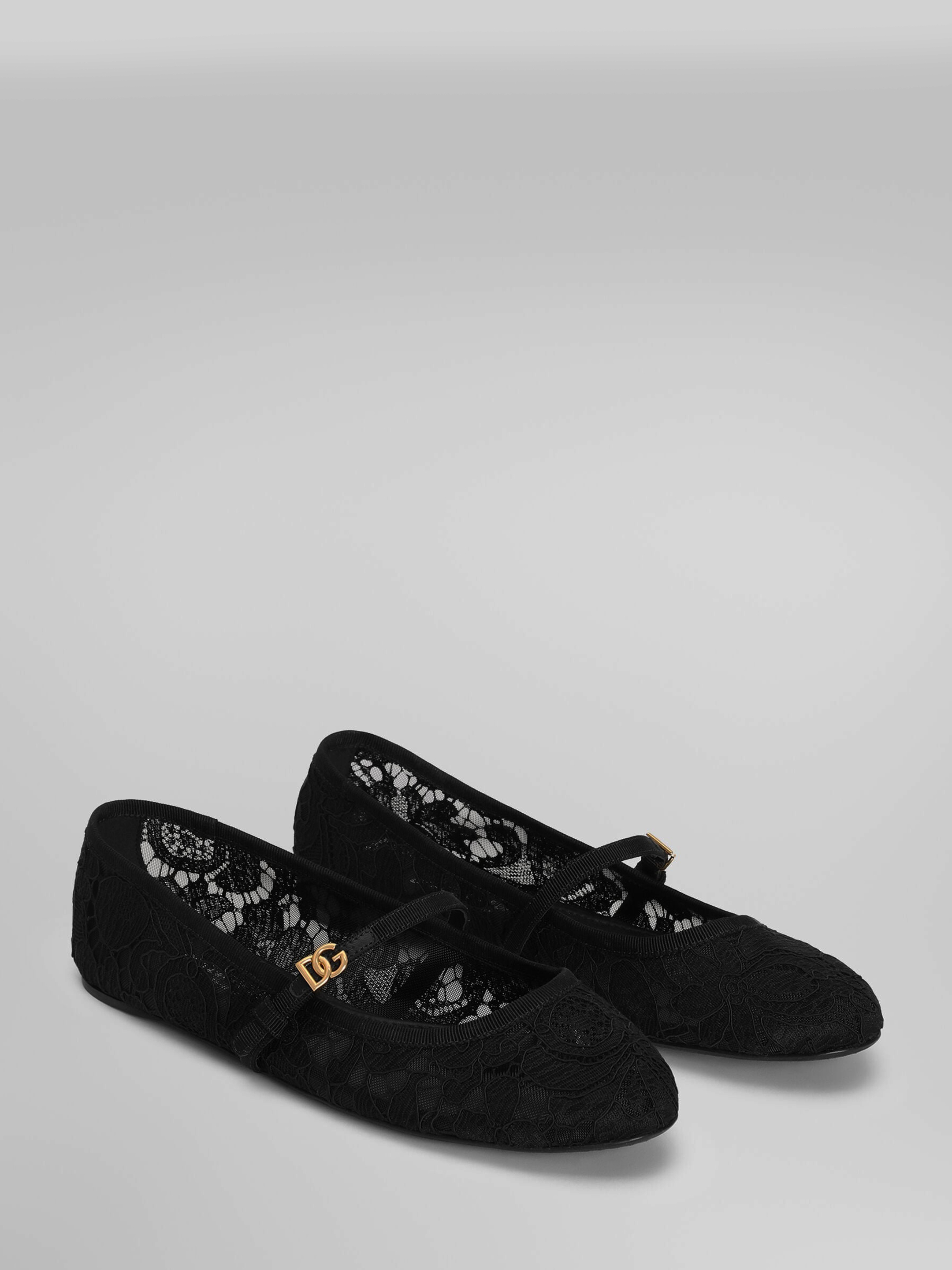 Dolce Gabbana Dolce & Gabbana Ballerine In Pizzo