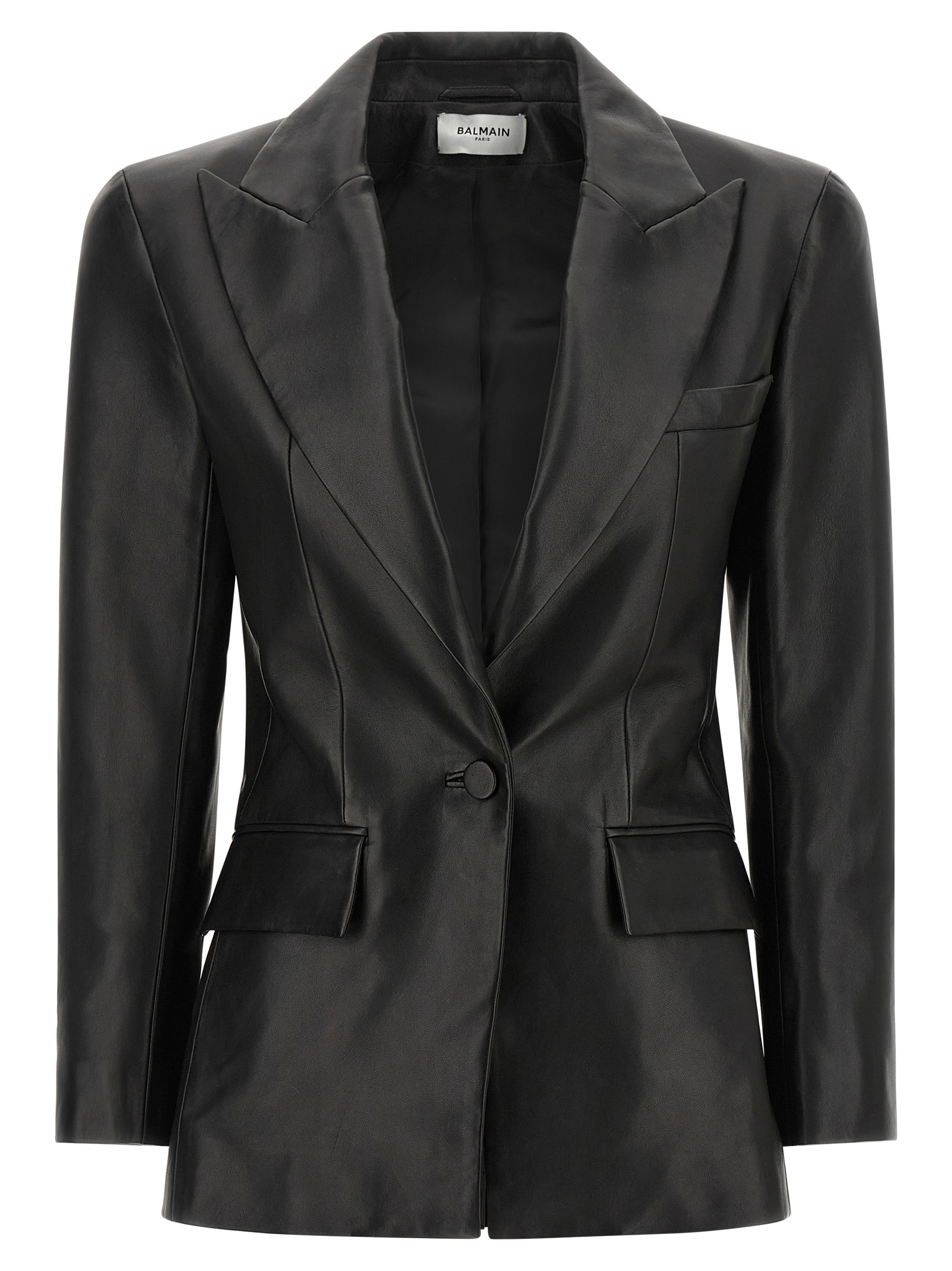 Balmain Leather Blazer