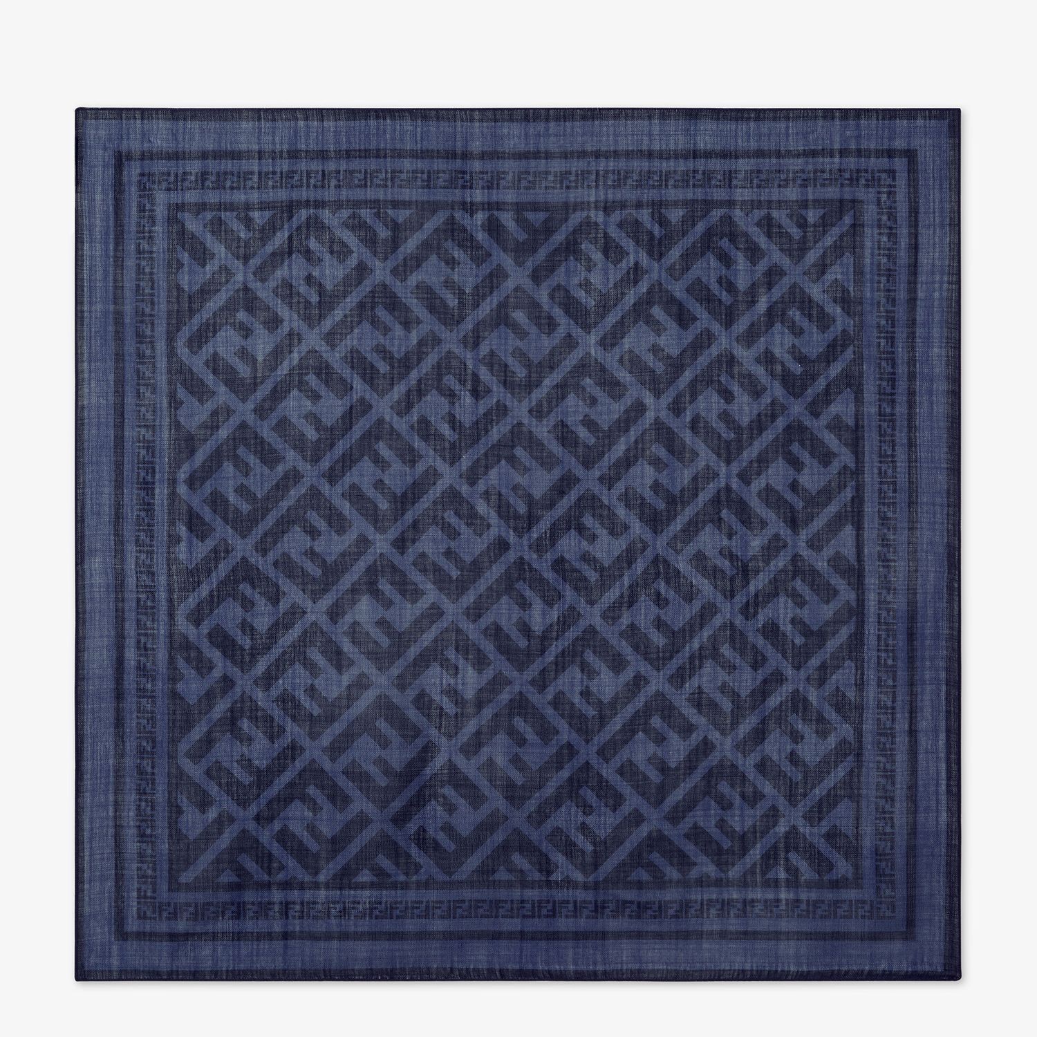 Fendi Bandana In Seta E Lana Con Motivo Ff